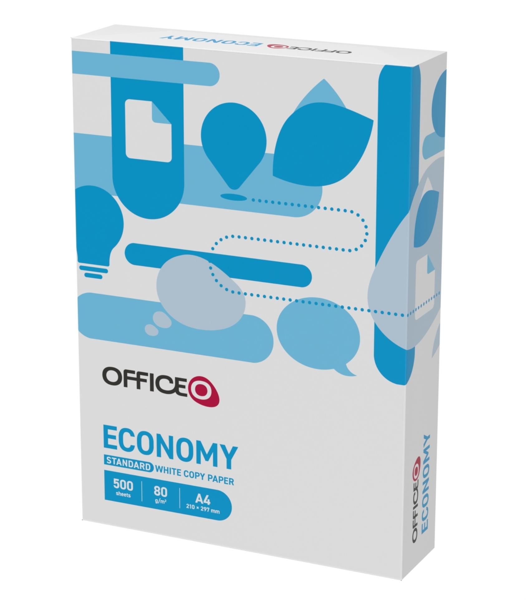 Levně Kancelářský papír OFFICEO Economy A4 - 80 g/m2, CIE 146, 500 listů