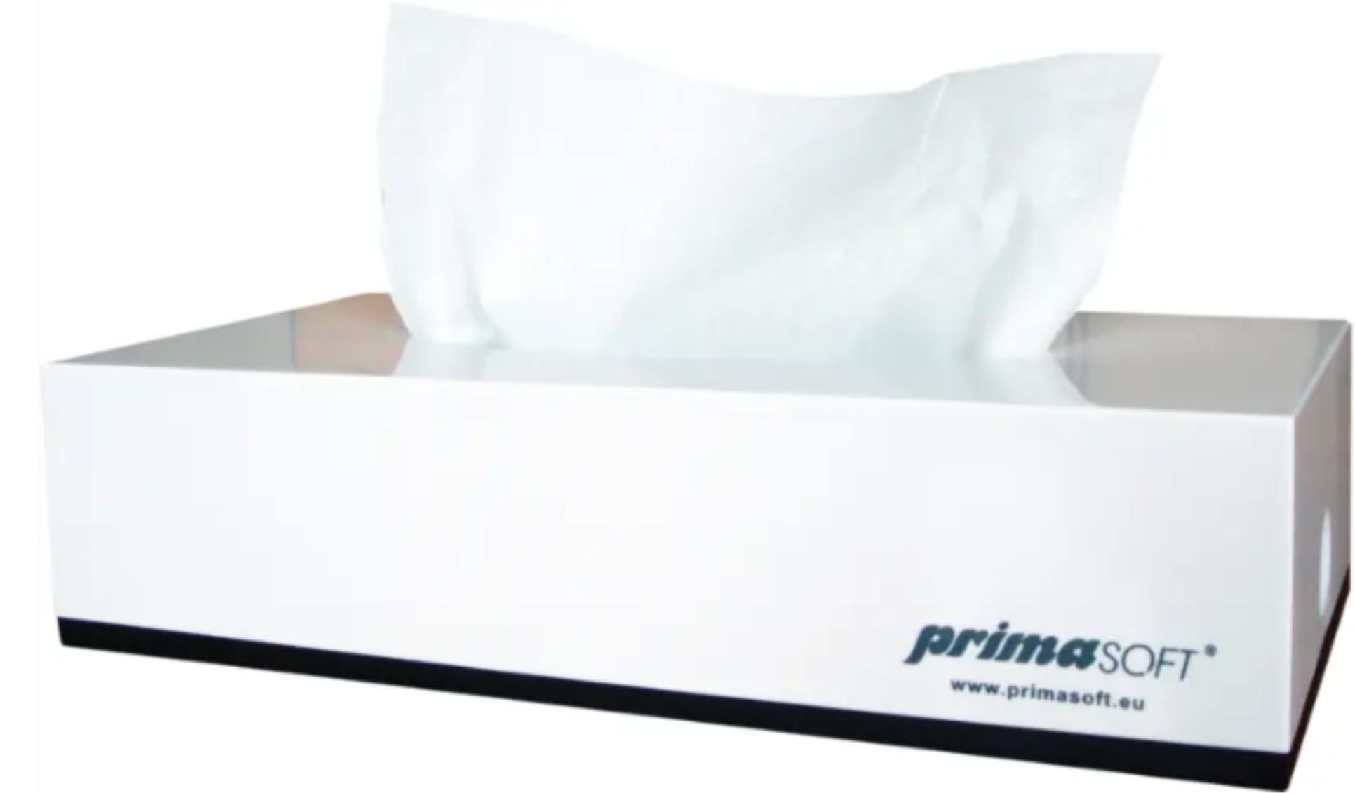 Primasoft Dávkovač kosmetických kapesníků - menší, bílý