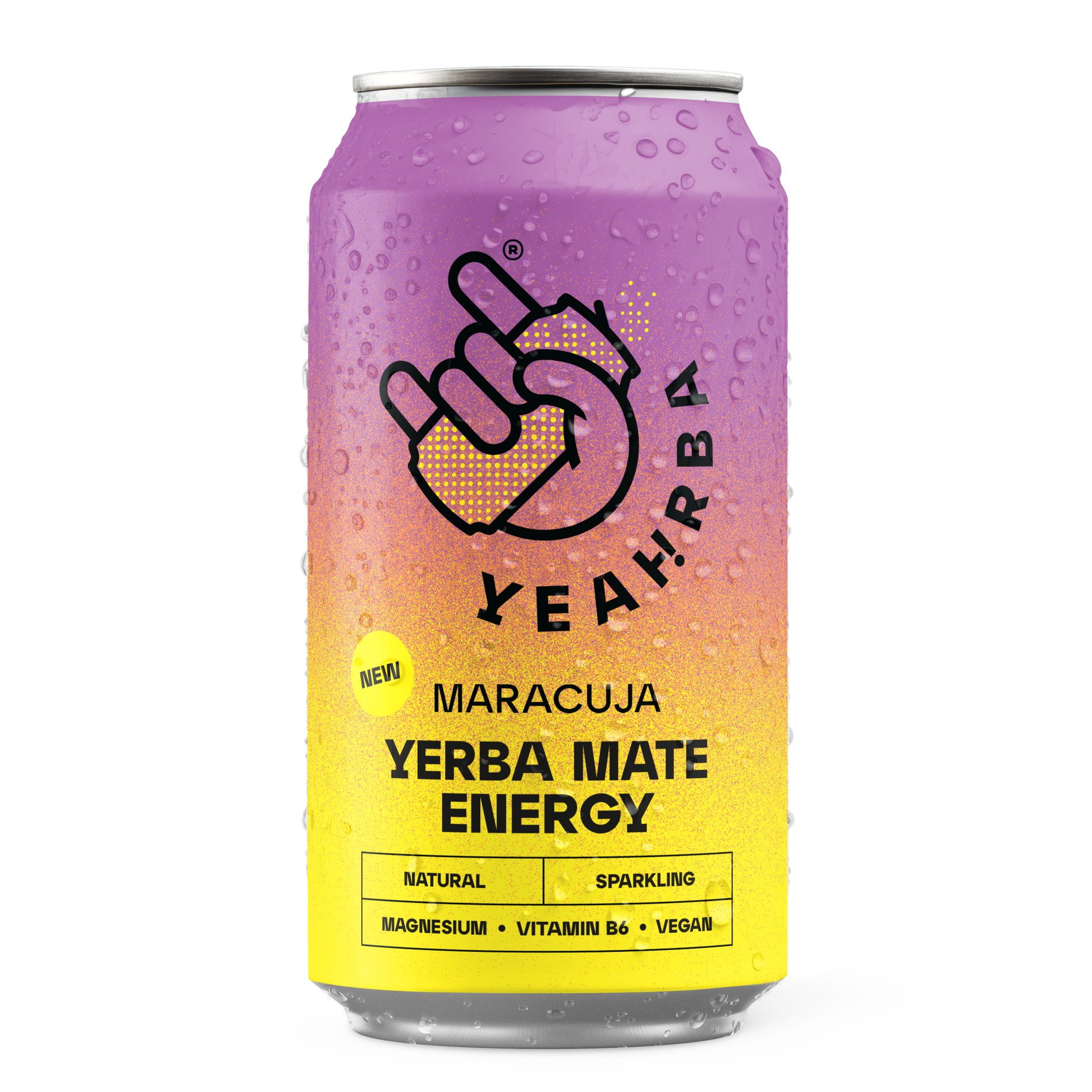 Yeahrba Natural Energy Drink Maracuja 330 ml