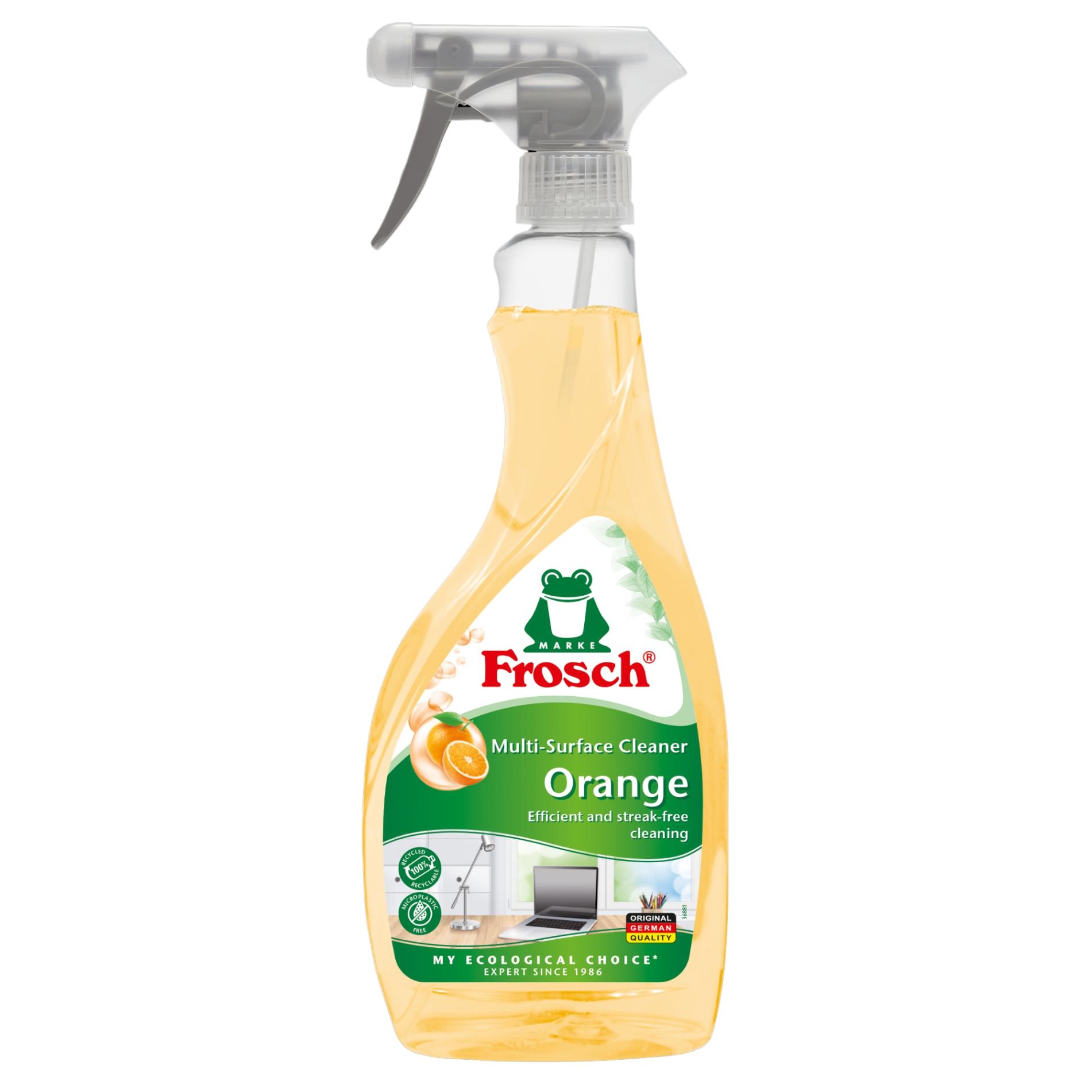 Frosch Multifunkční čistič na lesklé povrchy Pomeranč 500 ml