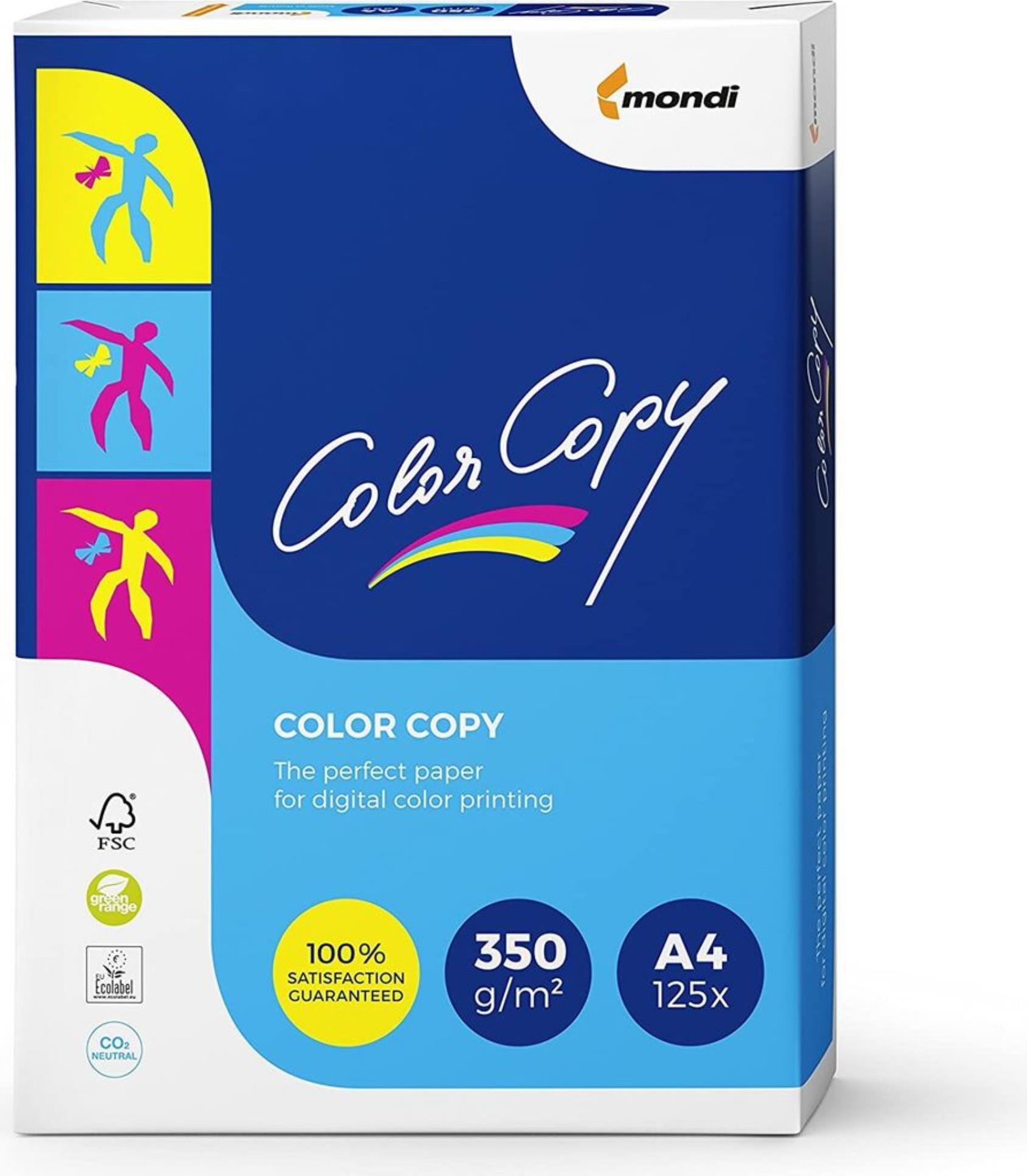 Levně Kancelářský papír Color Copy A4 - 350 g/m2, CIE 161, 125 listů