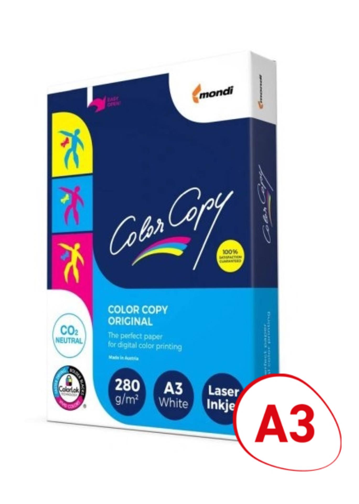 Levně Kancelářský papír Color Copy A3 - 280 g/m2, CIE 161, 150 listů