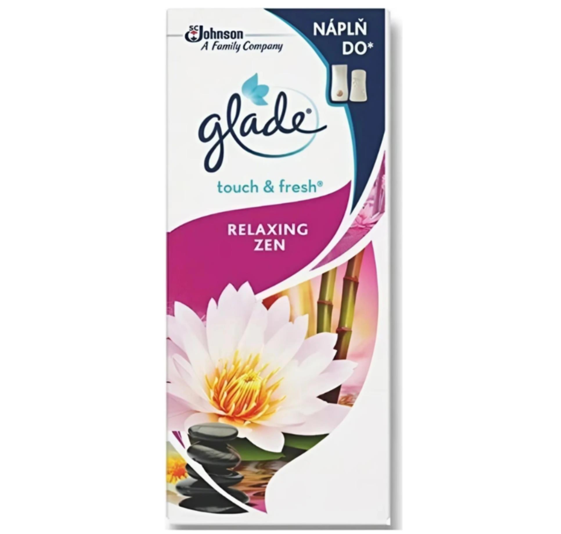 Levně Osvěžovač vzduchu Glade Touch&Fresh - náplň, japonská zahrada, 10 ml