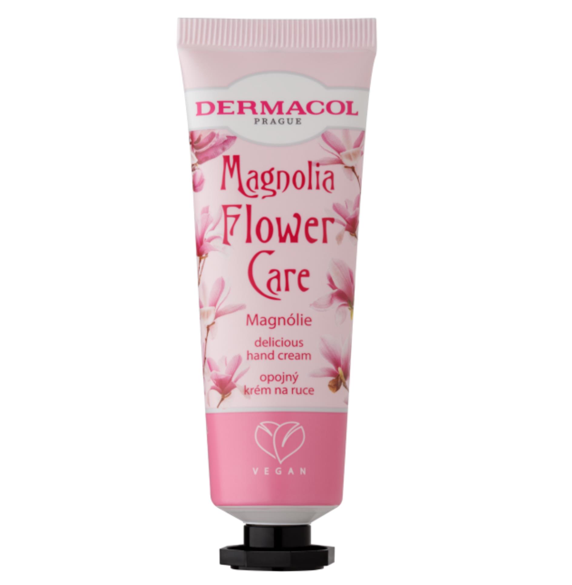 Krém na ruce Dermacol Flower care - Magnólie, 30 ml