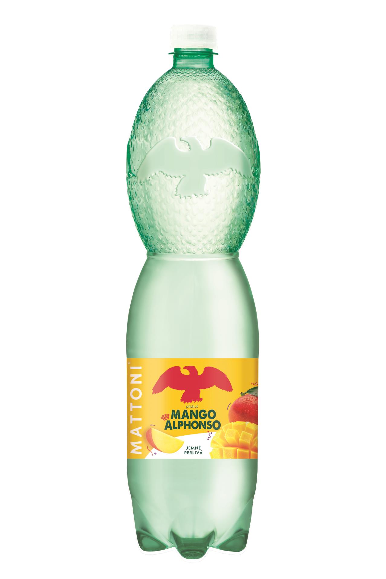 Levně Minerální voda Mattoni - mango Alphonso, perlivá, 6x 1,5 l