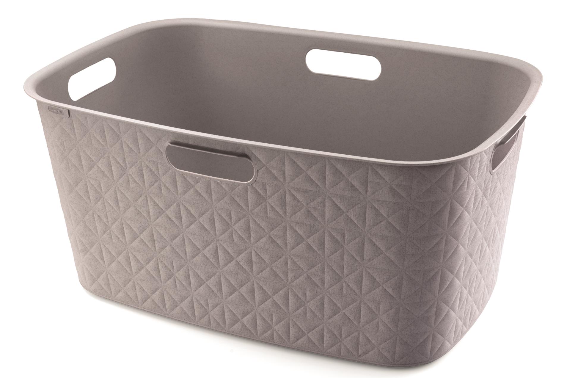 Levně Koš na prádlo Curver Softex - 45 l, šedý