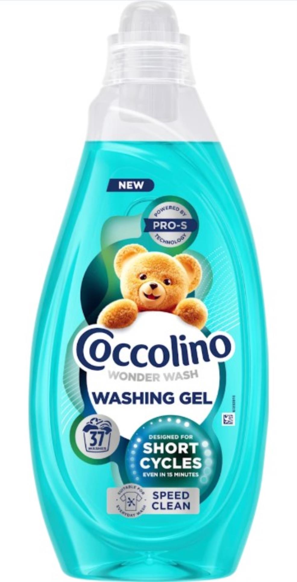 Levně Gel na praní Coccolino Wonder- Speed Clean, 1,48 l, 37 pracích dávek
