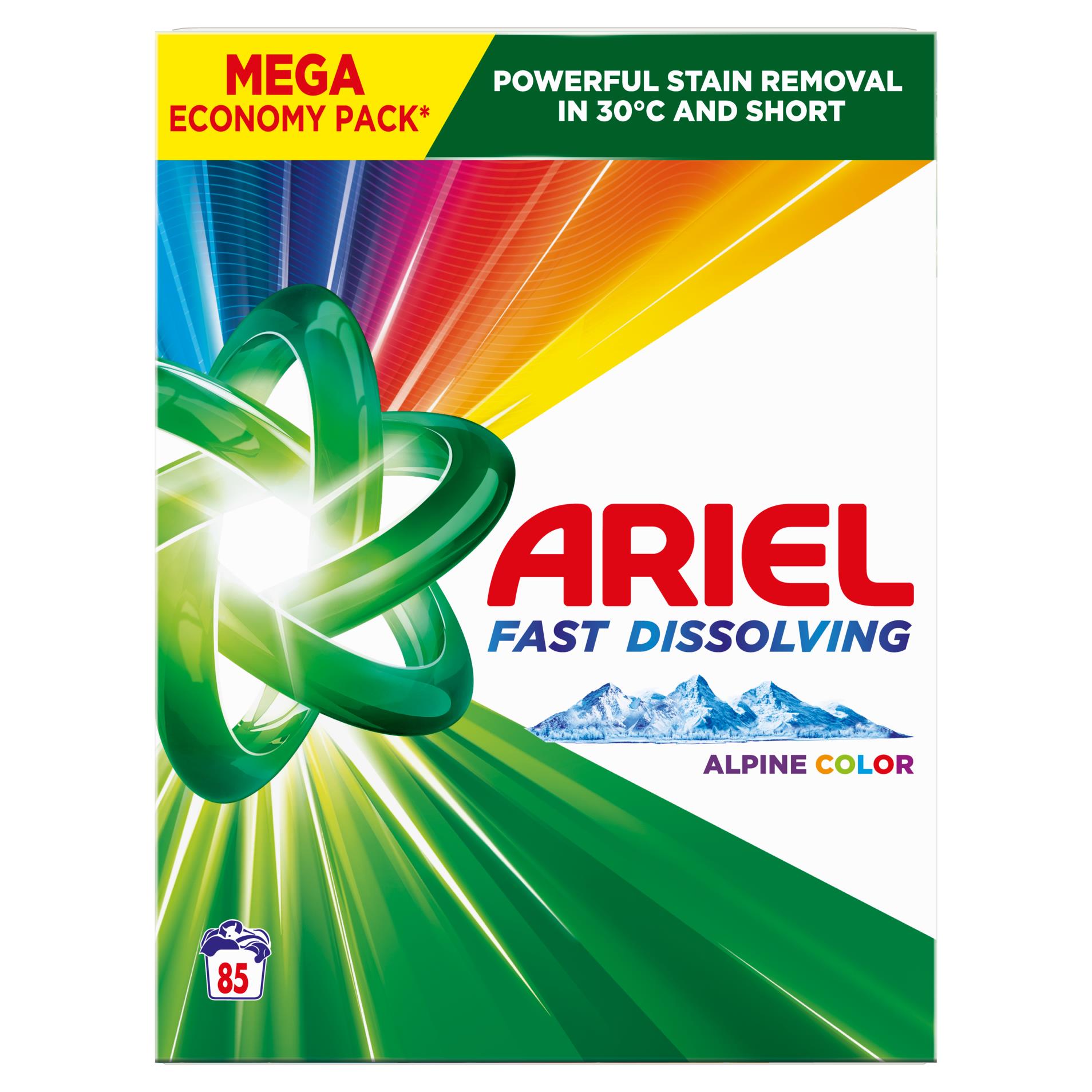Levně Prášek na praní Ariel Color - 4,675 kg, 85 dávek