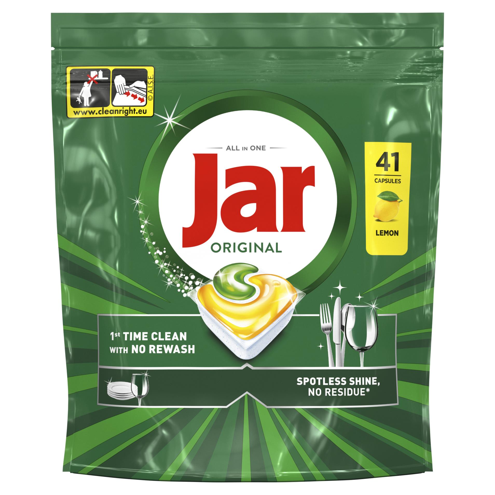 Levně Tablety do myčky Jar - citron, 41 ks