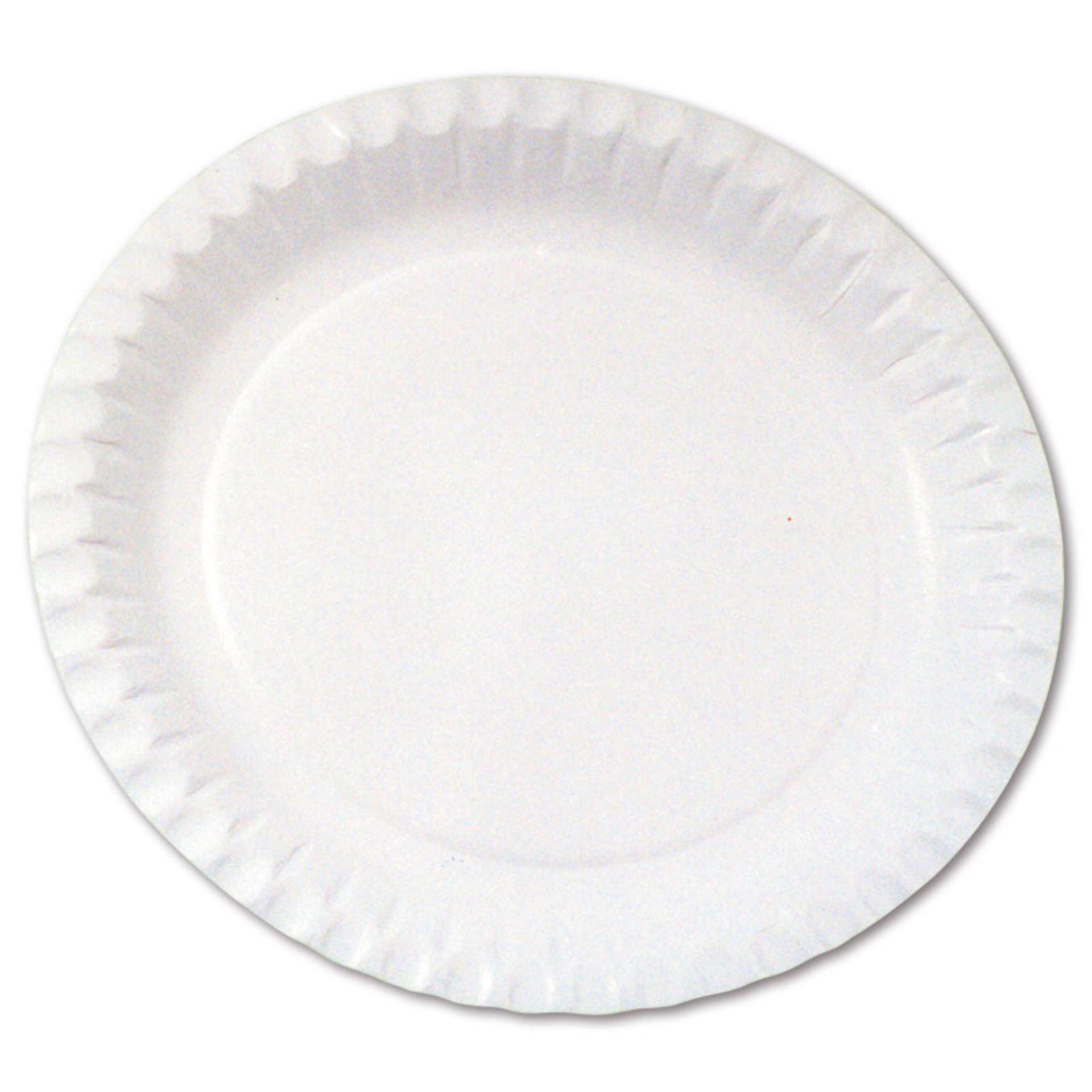 Levně HIT Office Papírové mělké talíře - Classic+, průměr 23 cm, FSC, bílé, 100 ks