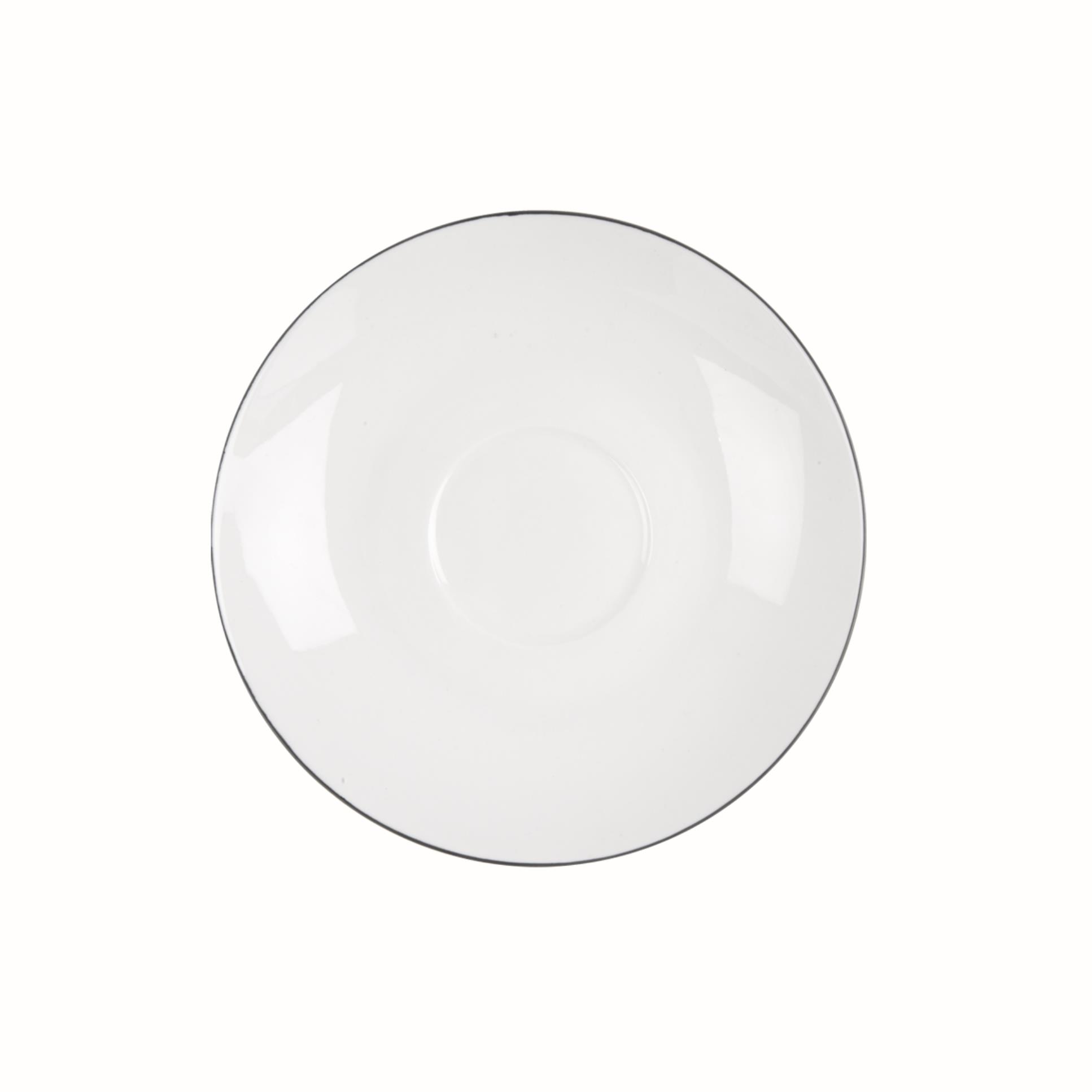 Tvoříme vaši domácnost - Orion Podšálek k hrnku na cappuccino Decora - porcelánový, průměr 14,7 cm, 1 ks