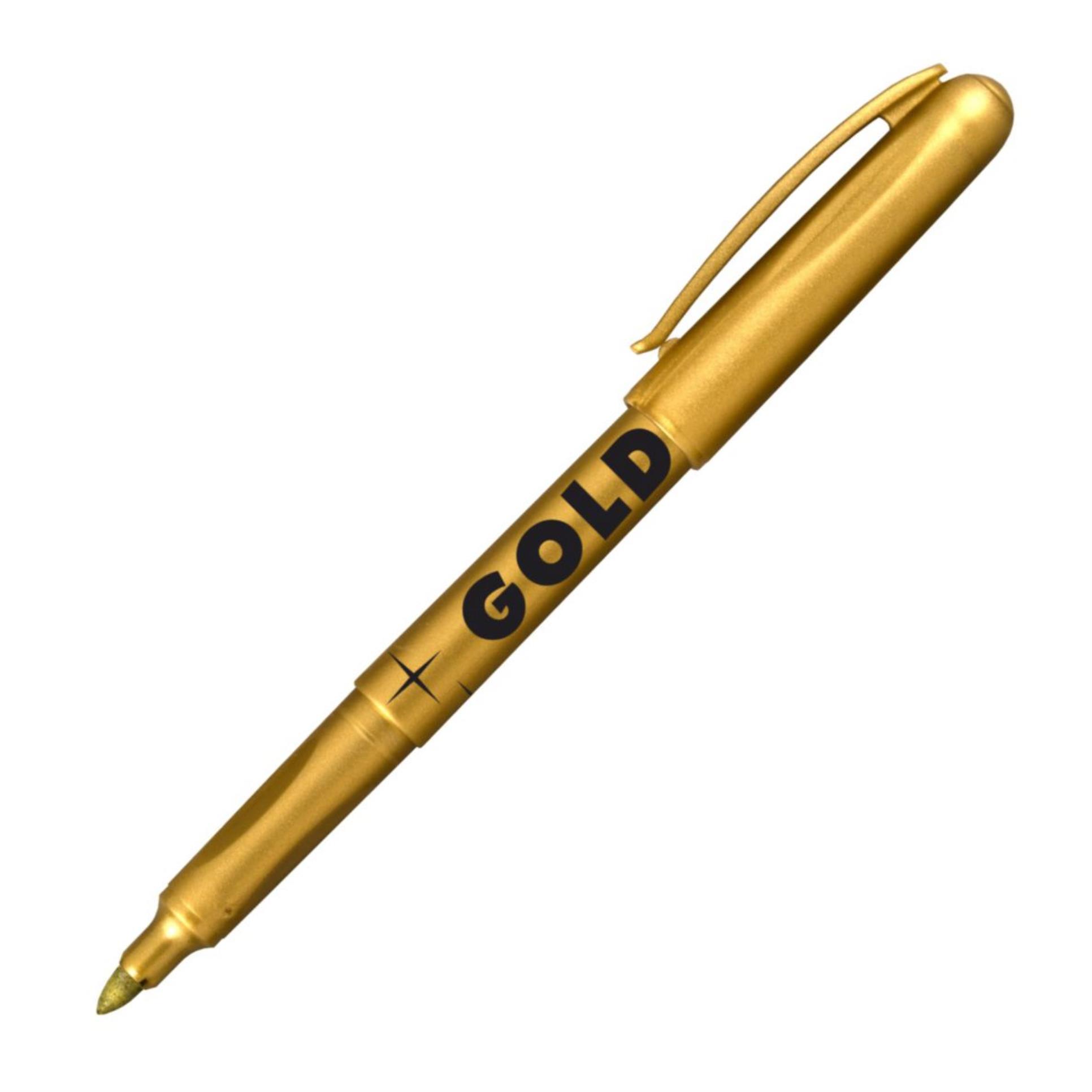 Permanentní popisovač Centropen 2670 - kulatý hrot, zlatý