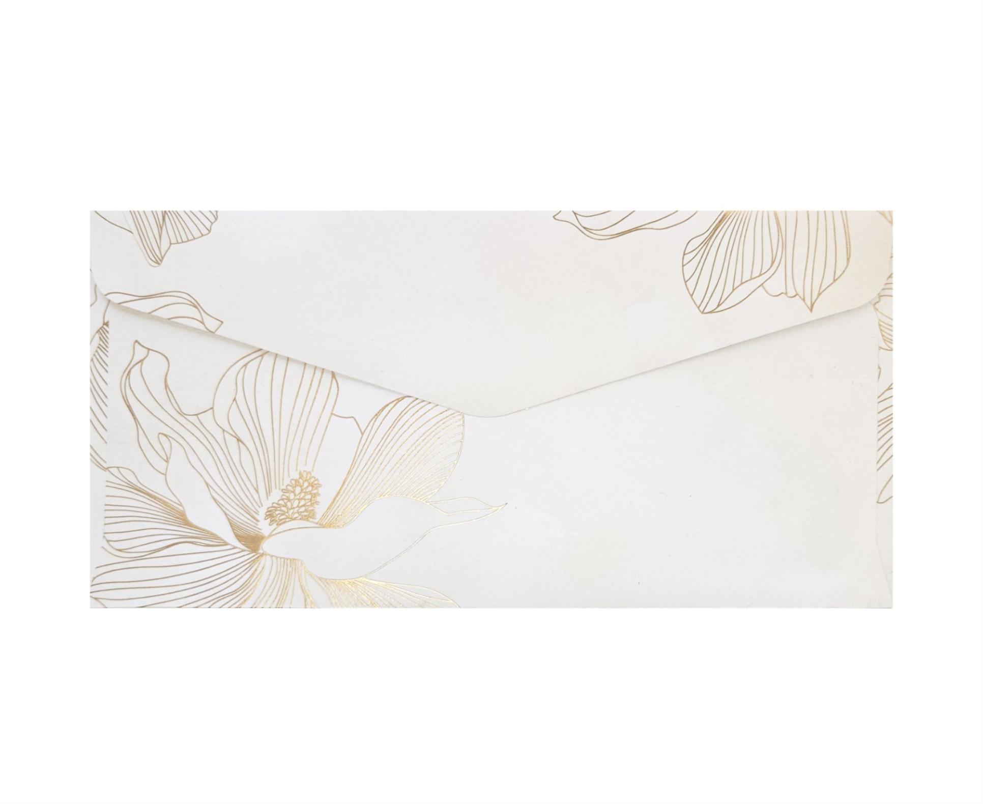 Galeria Papieru Ozdobné obálky - DL, 120 g/m2, motiv magnolie, 10 ks