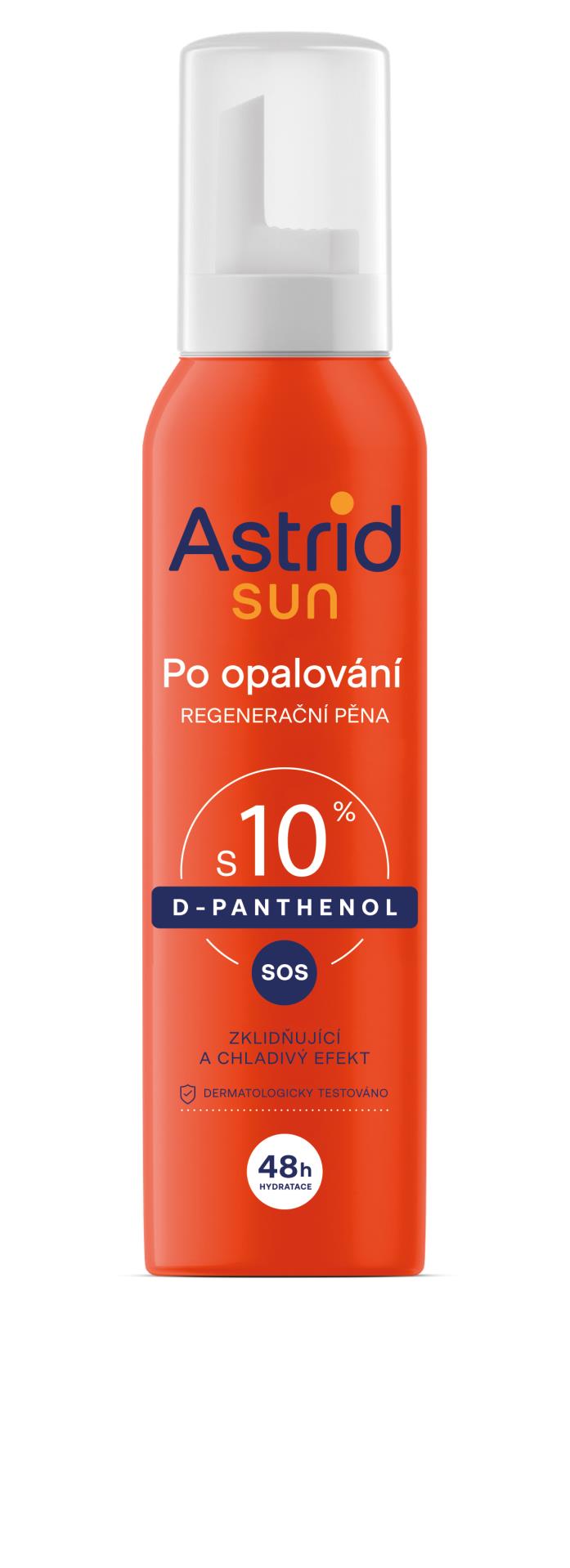 Chladivá regenerační pěna po opalování Astrid Sun - 150 ml