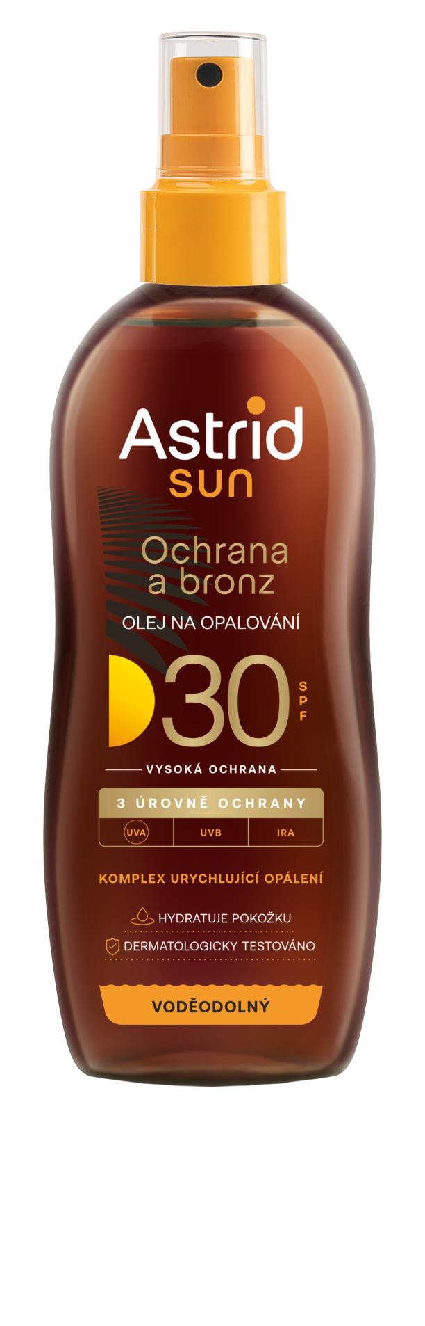 Olej na opalování Astrid Sun SPF 30 - 200 ml