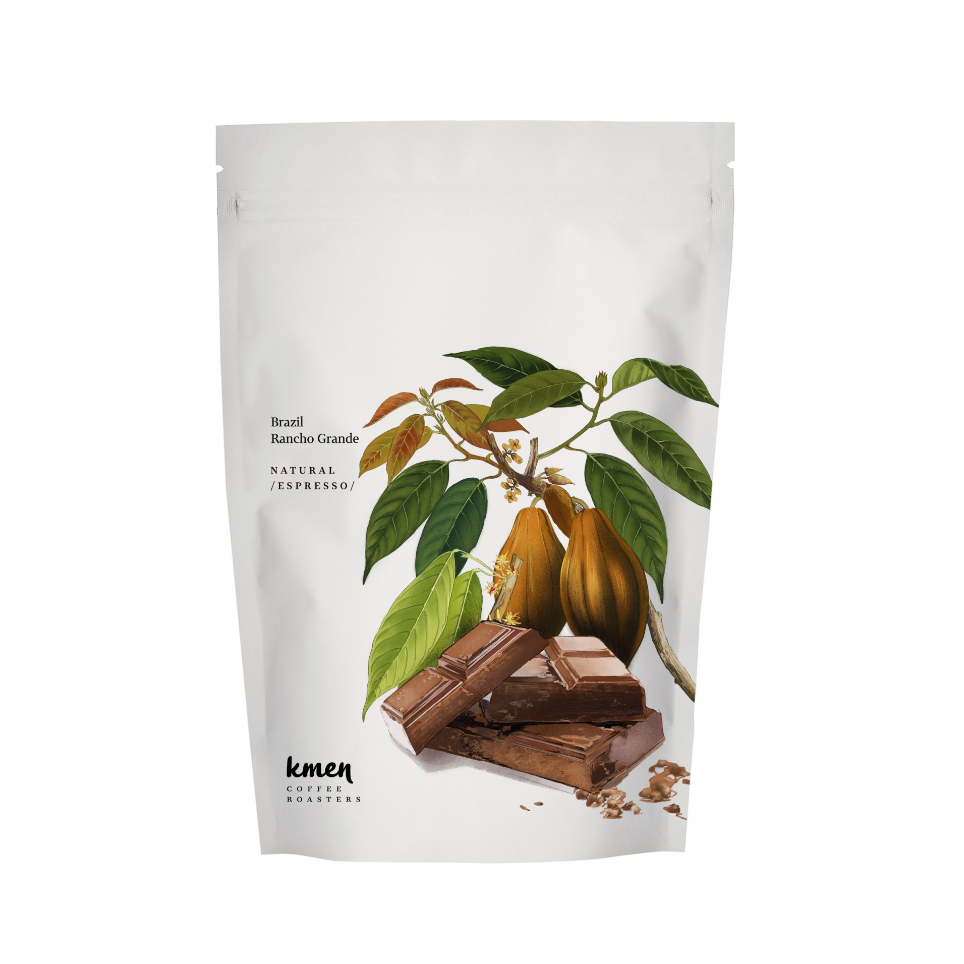 Kmen coffee roasters Zrnková káva Kmen - Brazílie, 250 g
