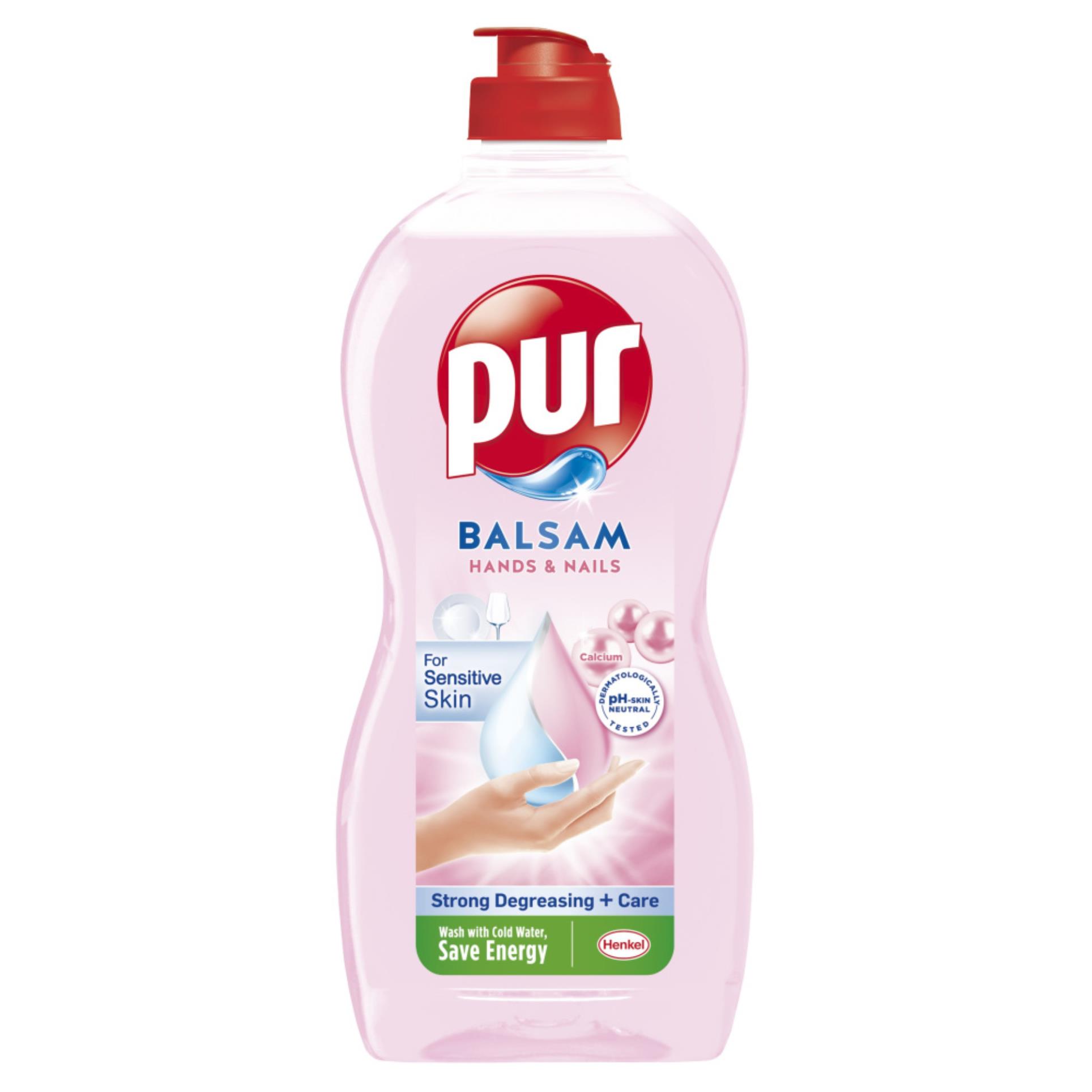 Prostředek na mytí nádobí Pur Balsam - Hands & Nails, 450 ml