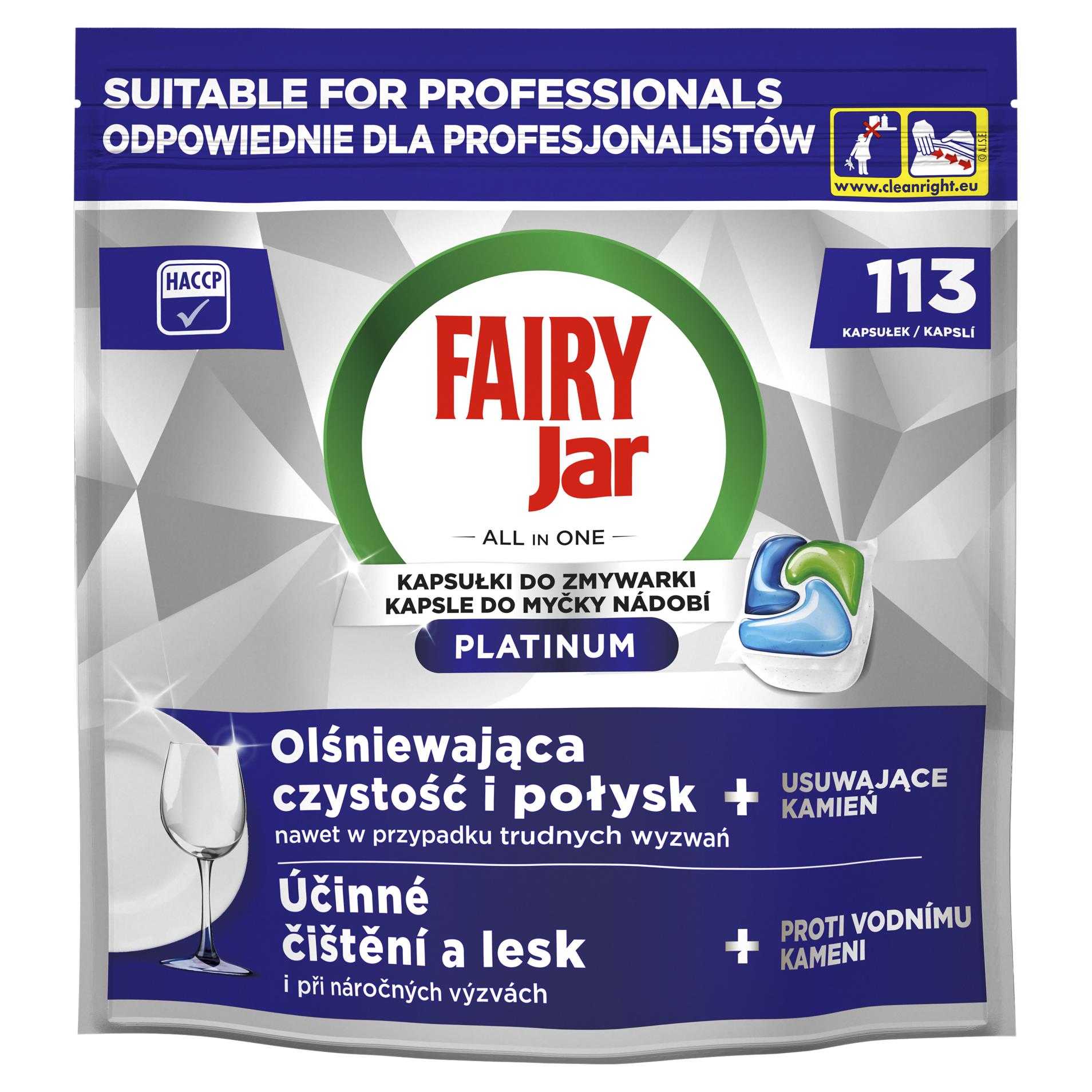 Tablety do myčky Jar Professional - Platinum,113 ks