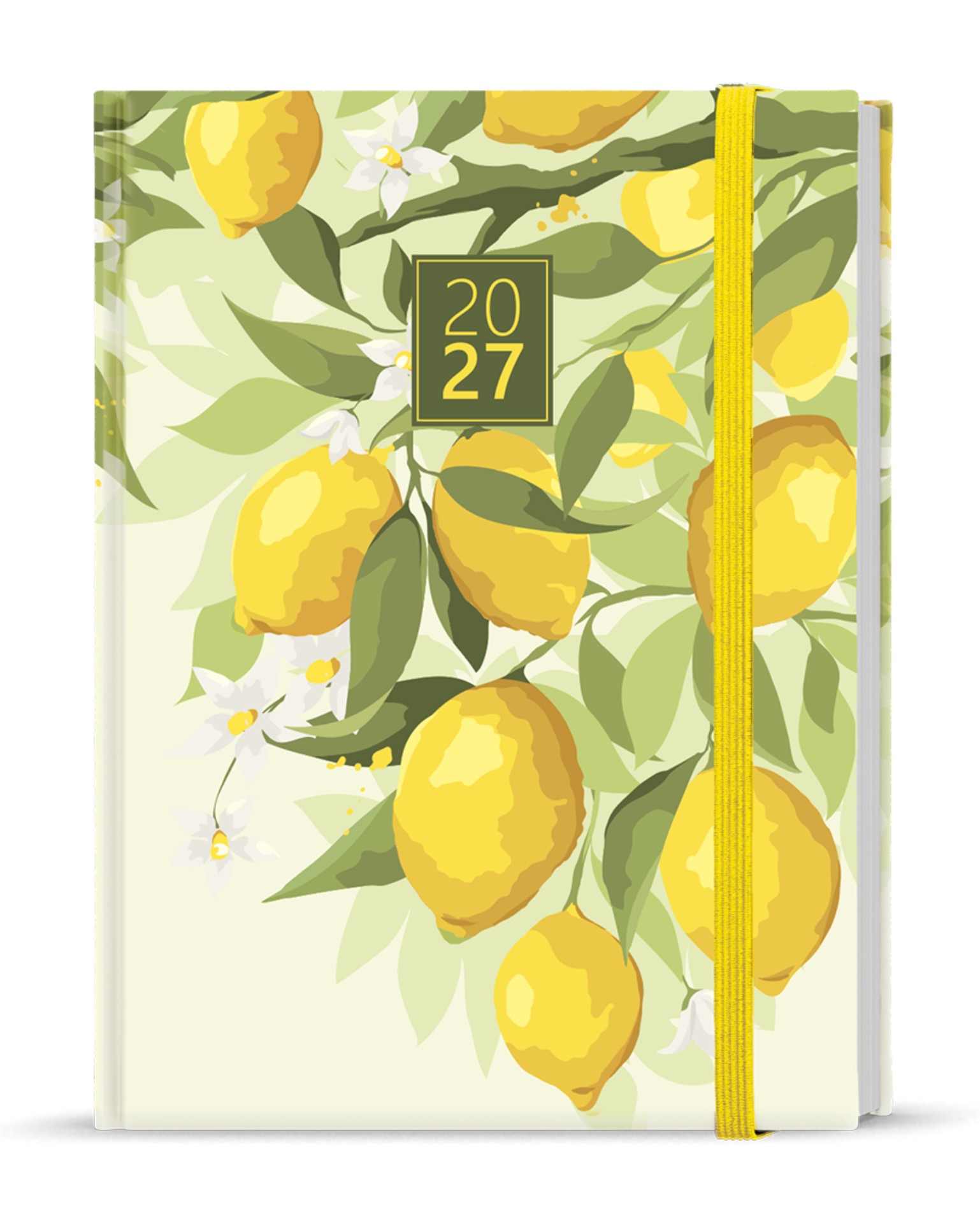 Denní diář 2027 Lamino - B6, Citron
