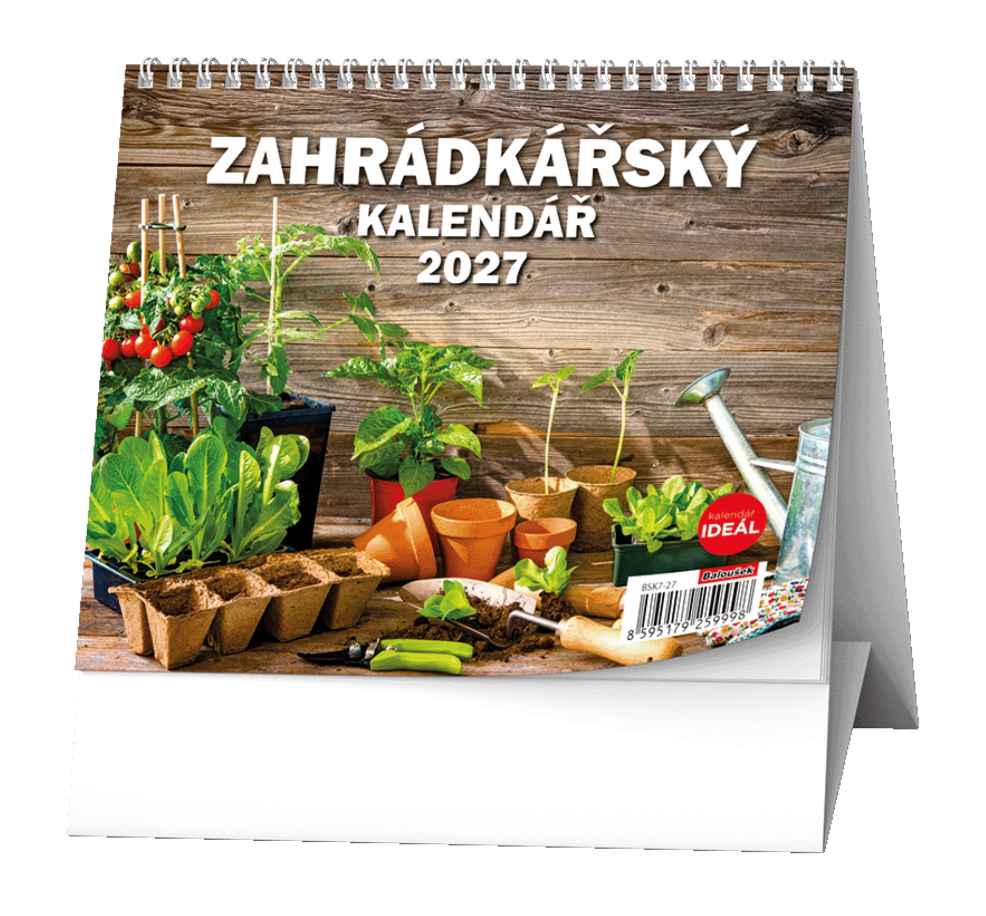 Stolní kalendář 2027 Zahrádkářský
