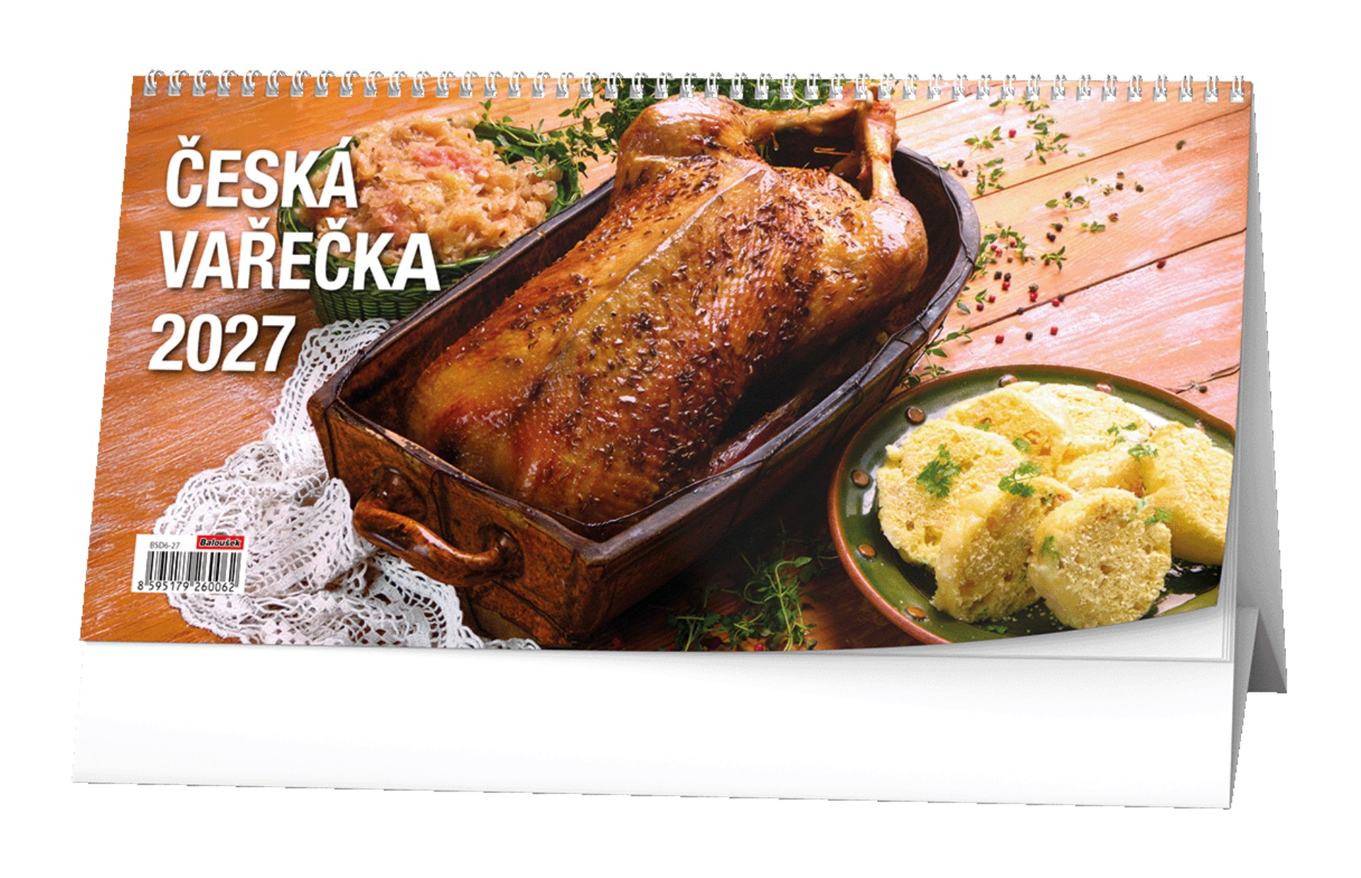 Stolní kalendář 2027 Česká vařečka