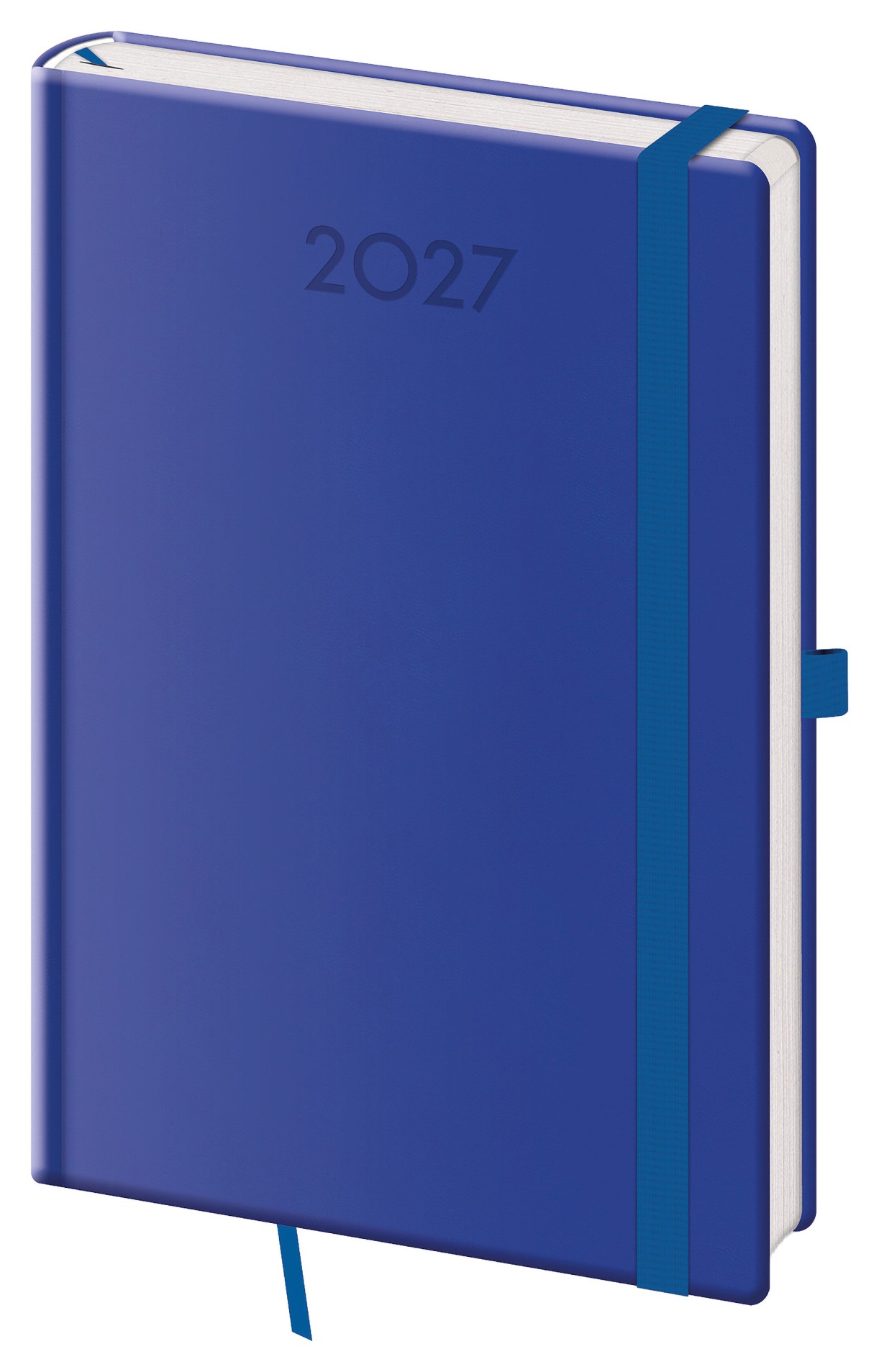 Týdenní diář 2027 Print Plus - A5, modrý