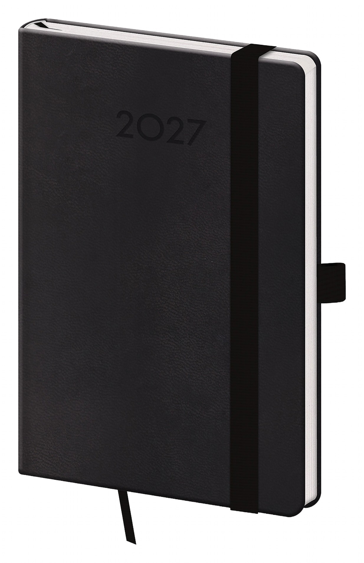 Týdenní diář 2027 Helma kapesní Print Plus černý
