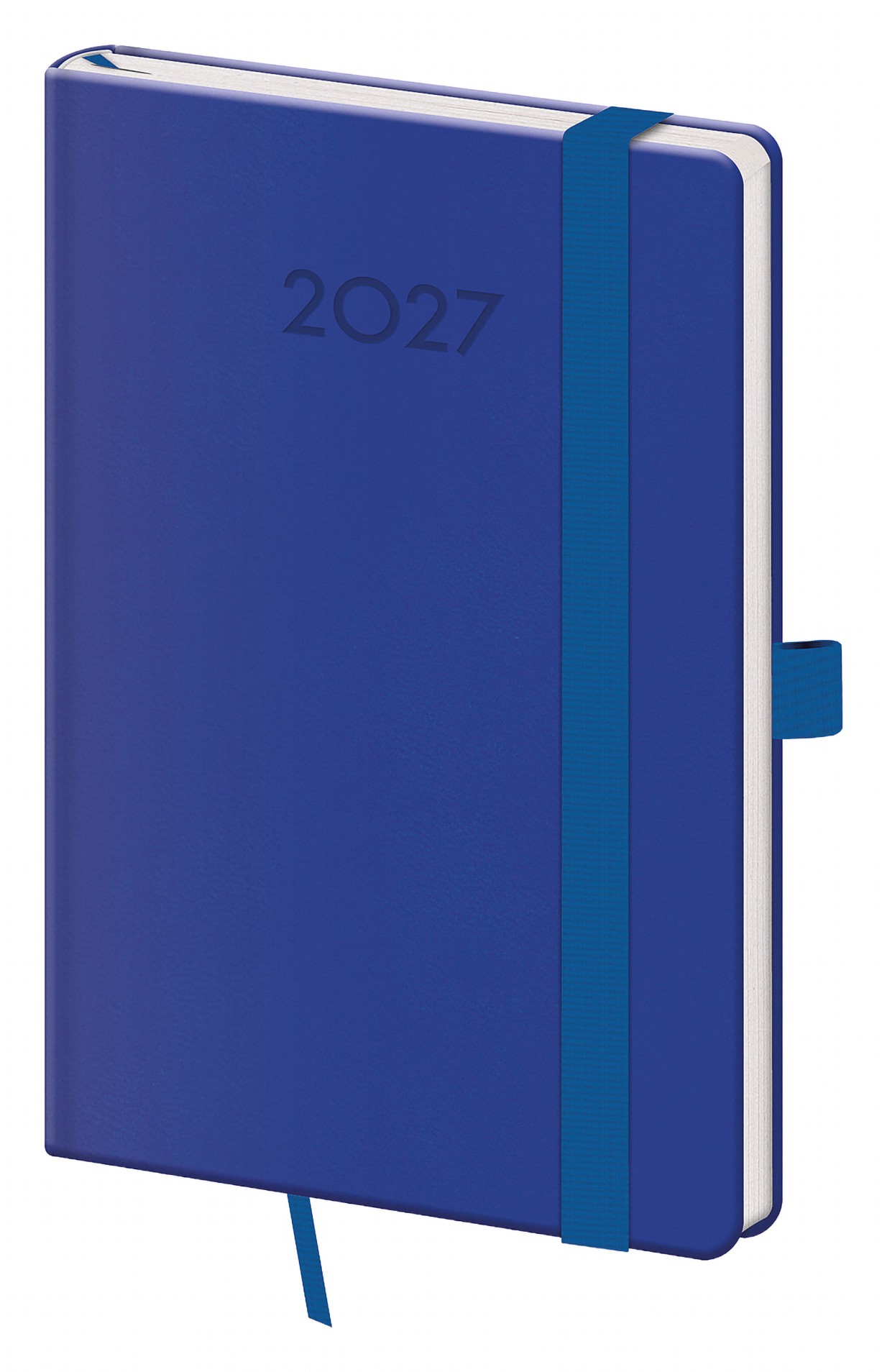 Týdenní kapesní diář 2027 Print Plus - modrý