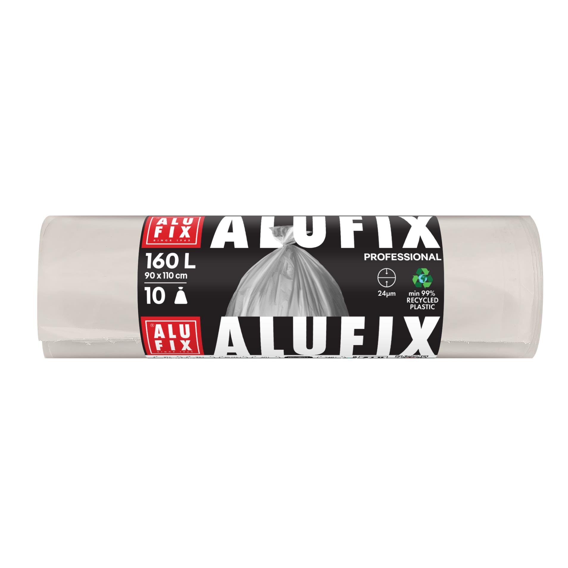 Pytle na odpad Alufix CLEAR BAGS - 160 l, 10 ks, 24 µm, LDPE, 90 × 110 cm