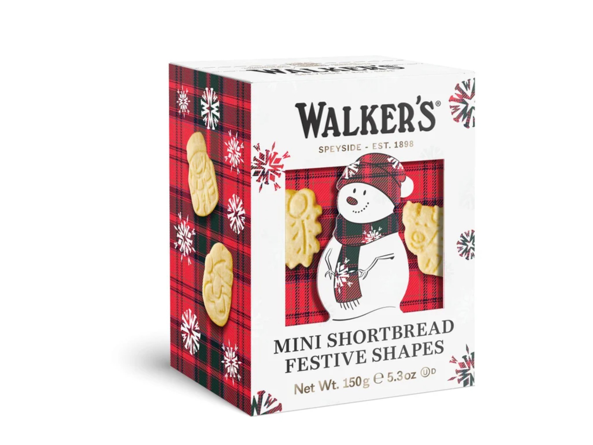 Mini skotské máslové sušenky Walkers, 150 g