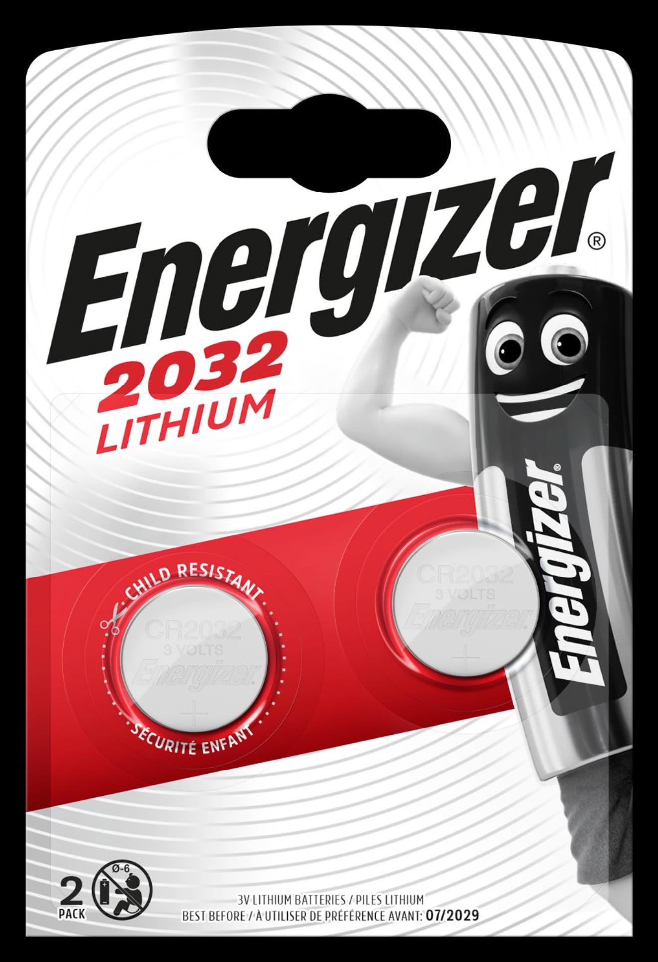 Baterie Energizer CR2032 (knoflíková, lithiová)-3V