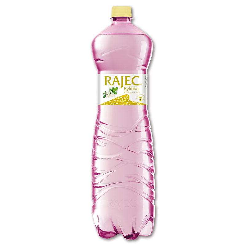 Ochucená voda Rajec neperlivá - bezový květ, 6 x 1,5 l