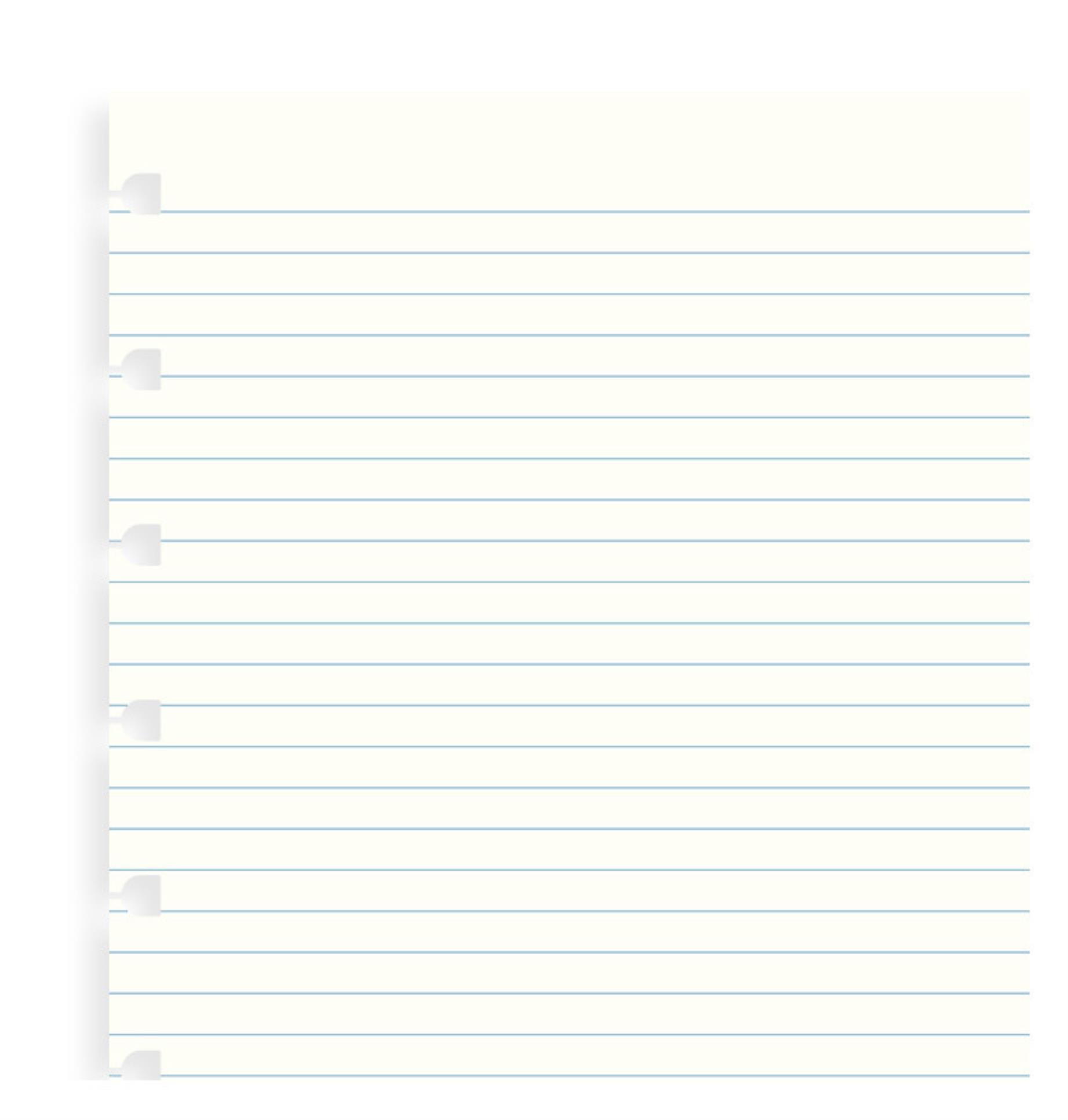 Náhradní listy do Filofax Notebook - A5 linkované