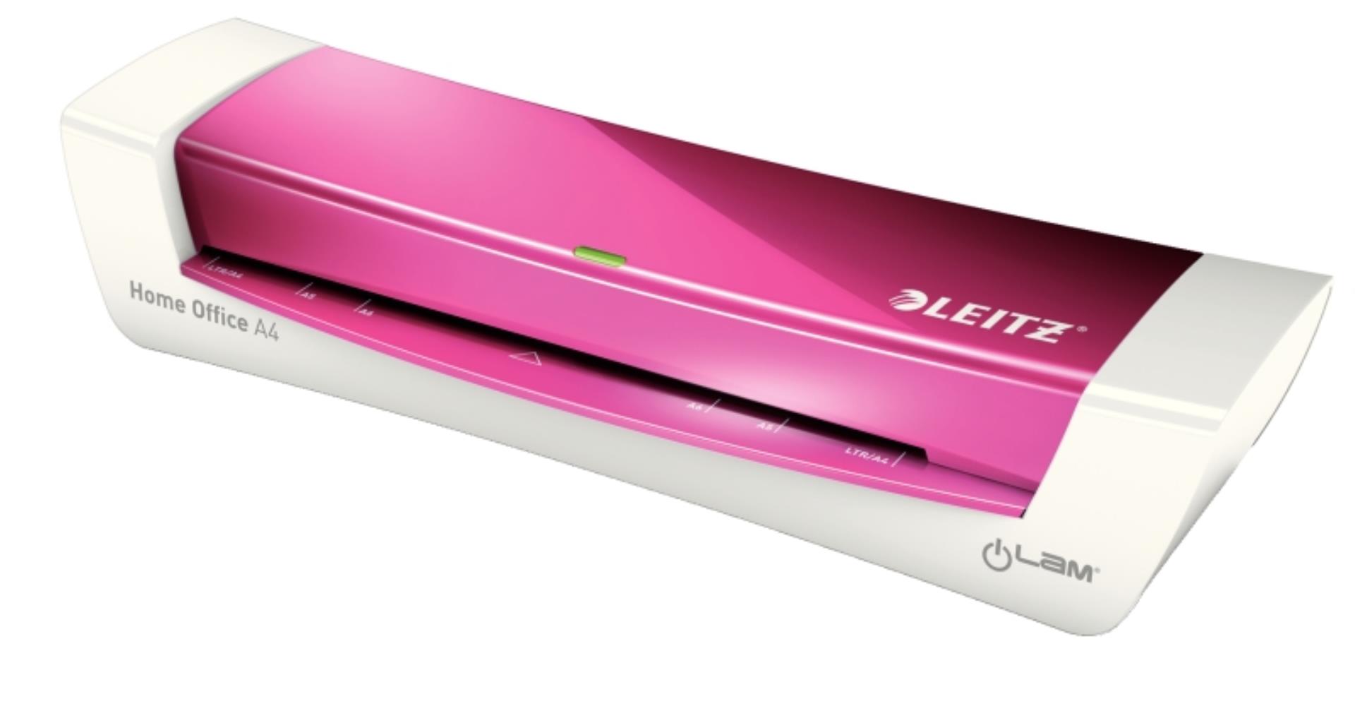 Laminátor Leitz iLAM Home Office A4, WOW růžová