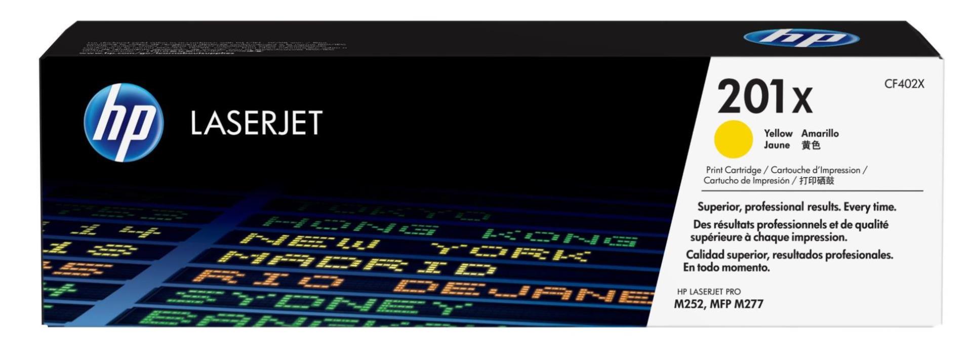 Toner HP CF402X/201X - žlutý