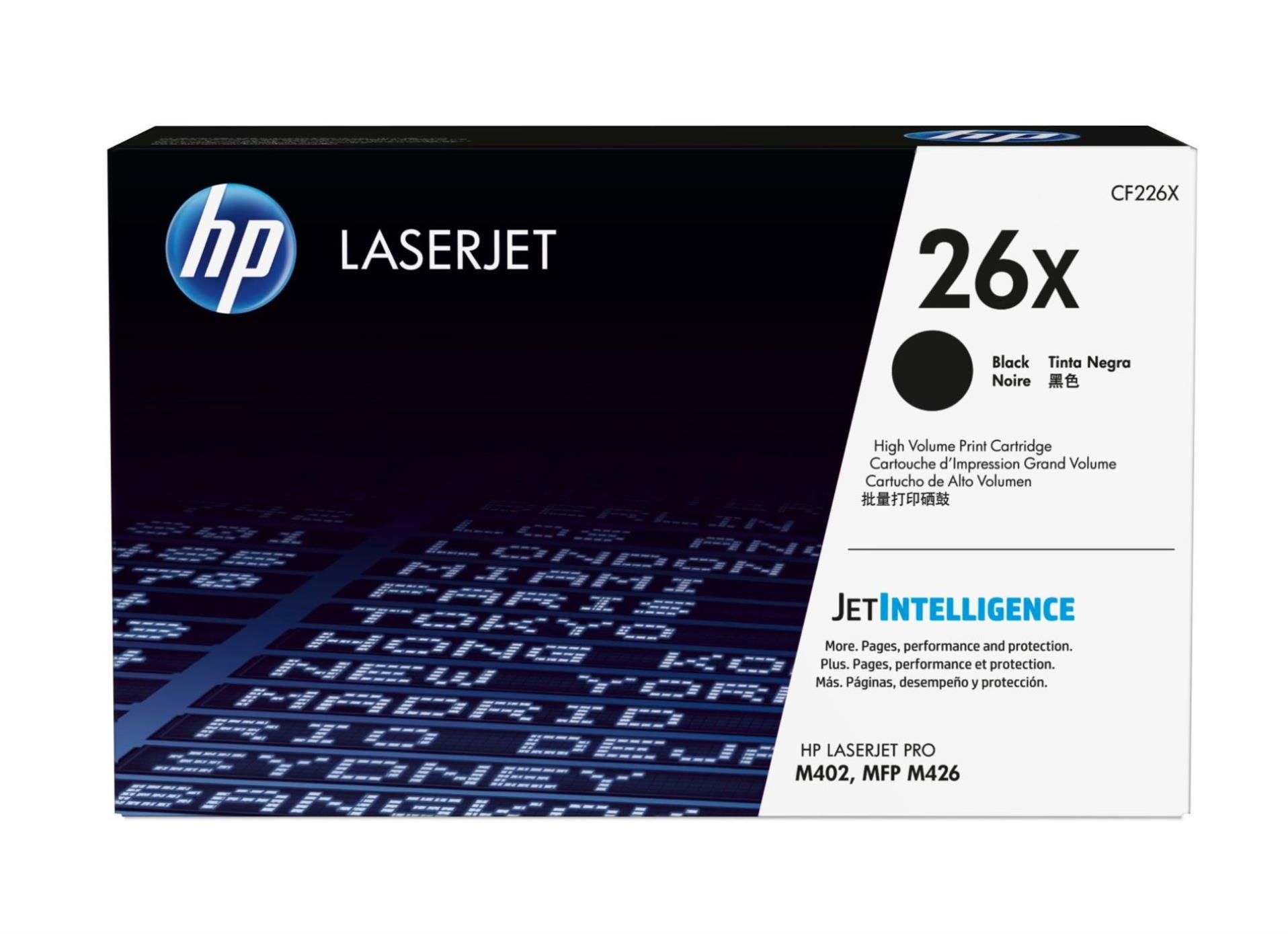 Toner HP CF226X/26X - černý