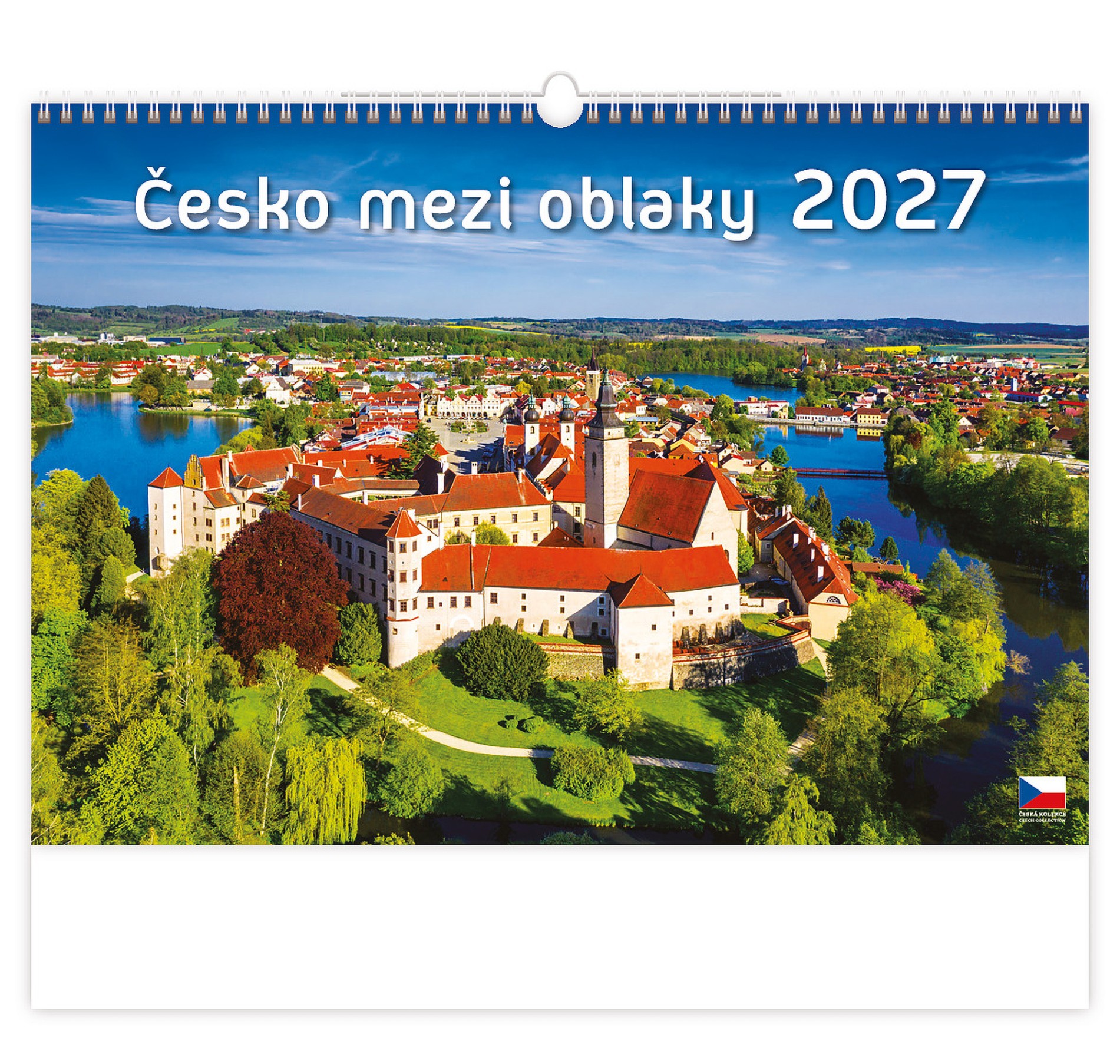 Nástěnný kalendář 2027 Helma Česko mezi oblaky