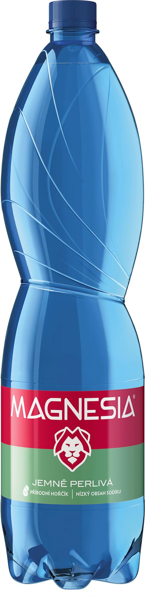 Minerální voda Magnesia - jemně perlivá, 6 x 1,5 l