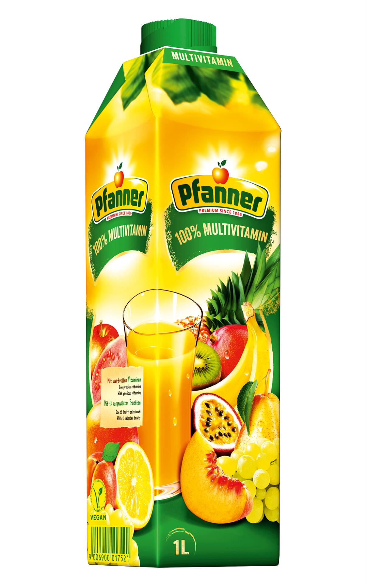 Džus Pfanner - multivitamin, 1 l