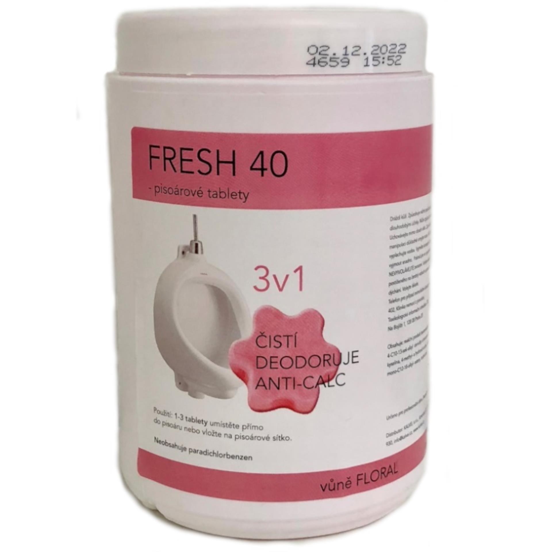 Levně Kostky do pisoáru Kalvei 40 Floral, 750 g