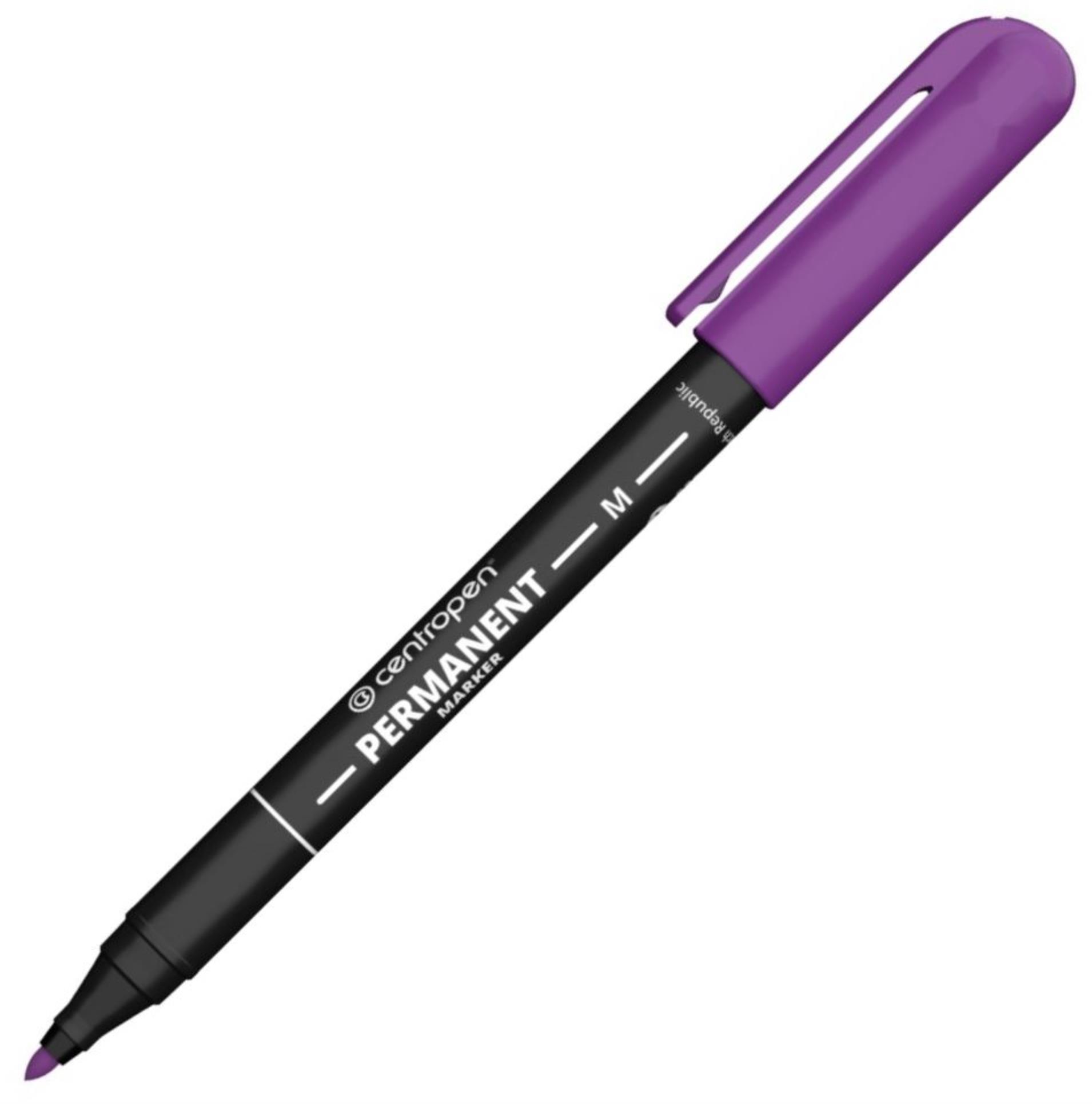 Permanentní popisovač Centropen 2846  - fialový