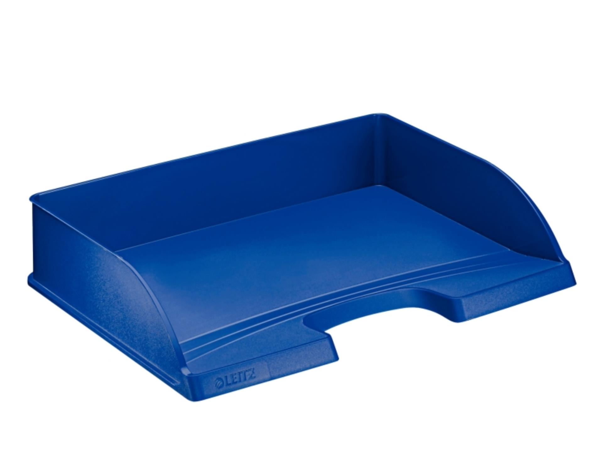 Levně Leitz Standard Plus plastový odkladač na šířku modrý