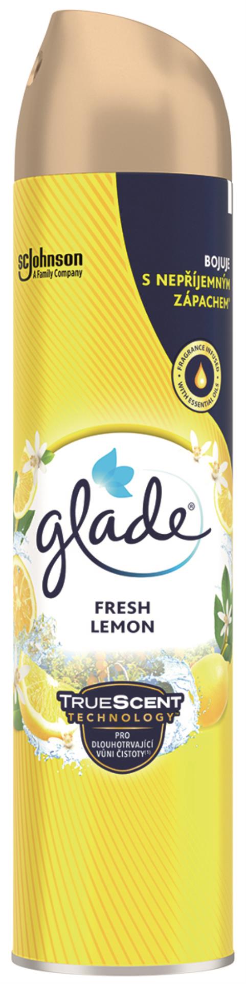 Levně Osvěžovač vzduchu Glade aerosol - Fresh Lemon, 300 ml