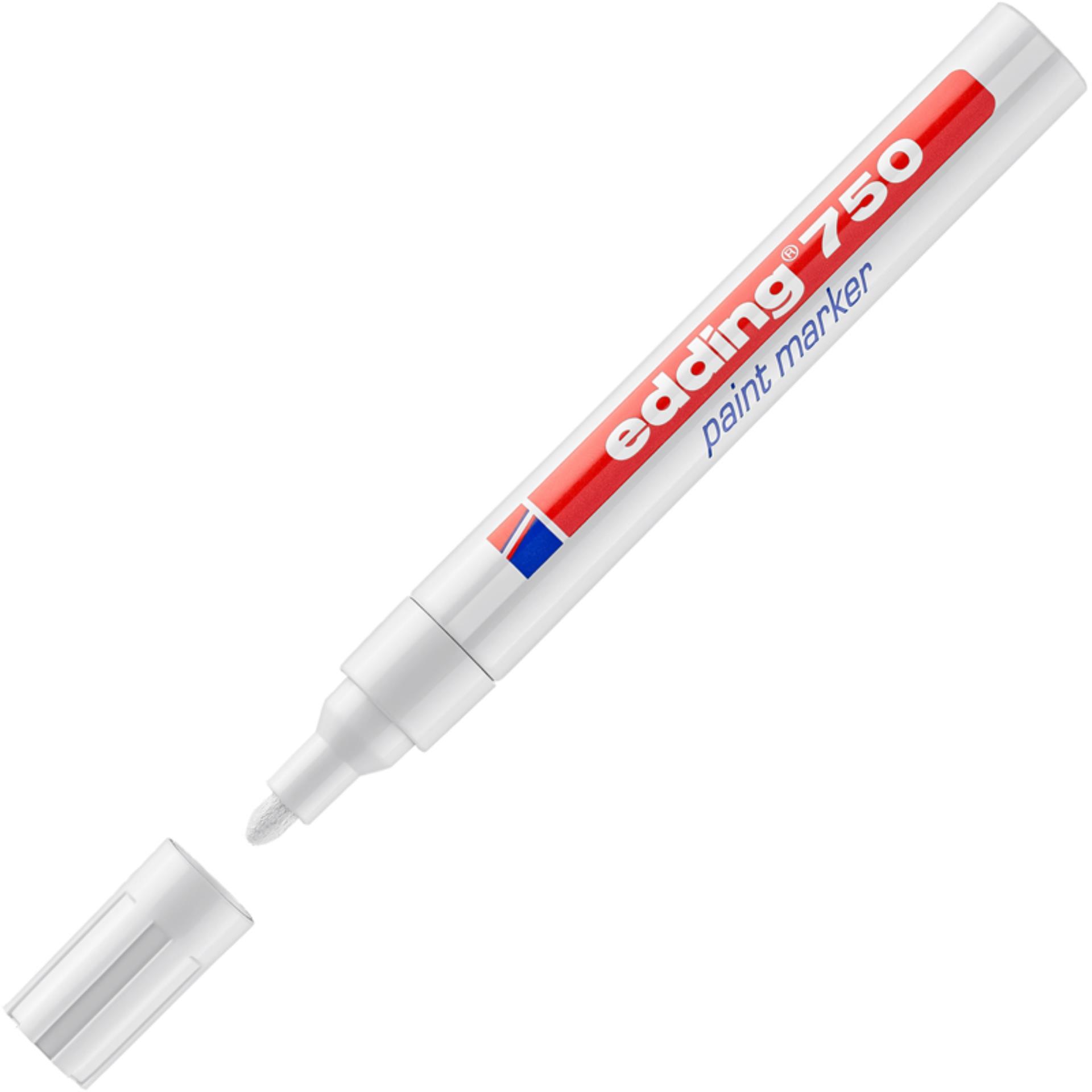 Levně Popisovač lakový Edding 750 - bílý