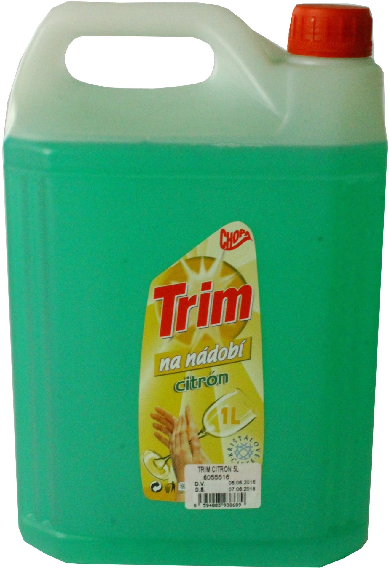 Prostředek na nádobí - TRIM citron, 5 l