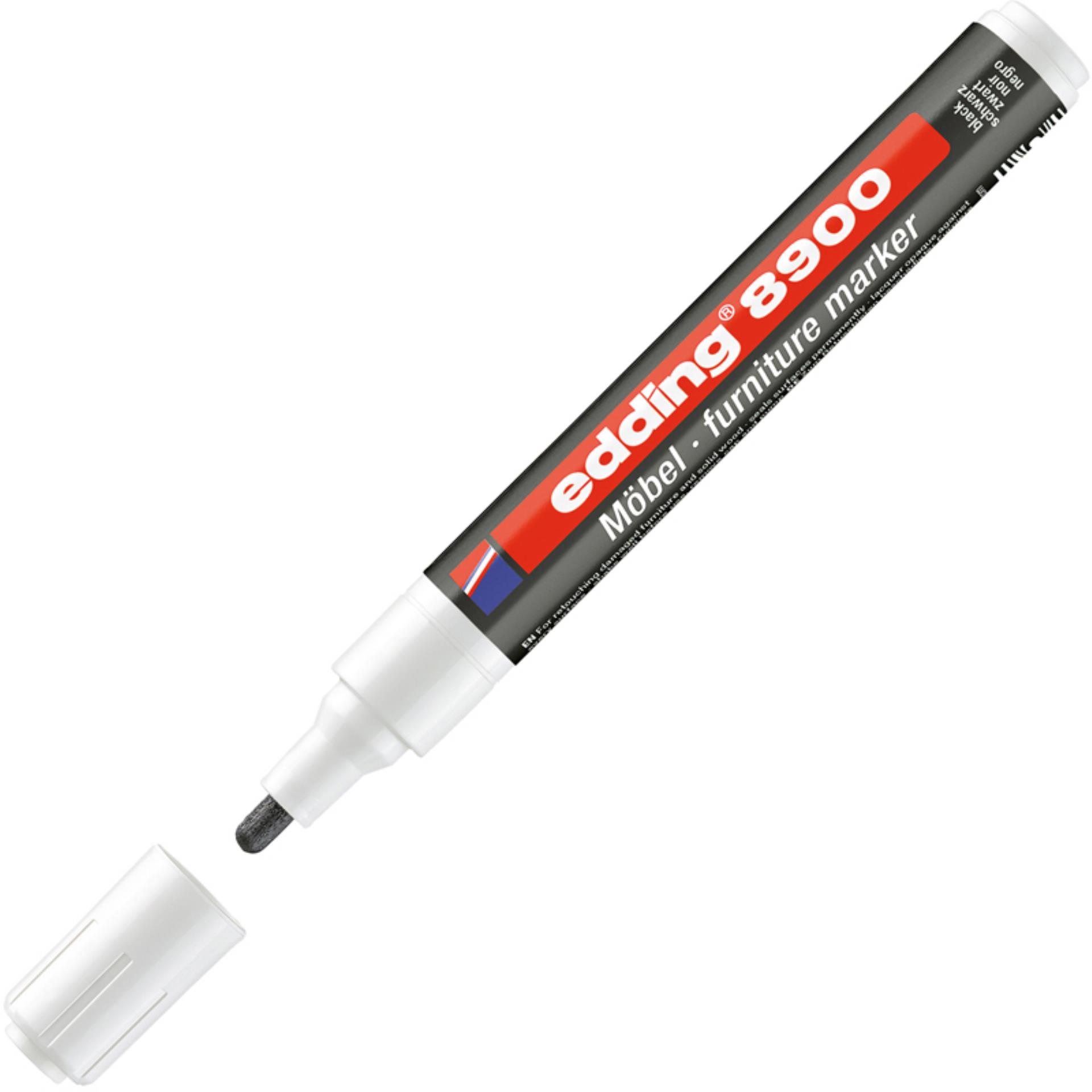 Popisovač EDDING 8900 na nábytek, černá EDDING
