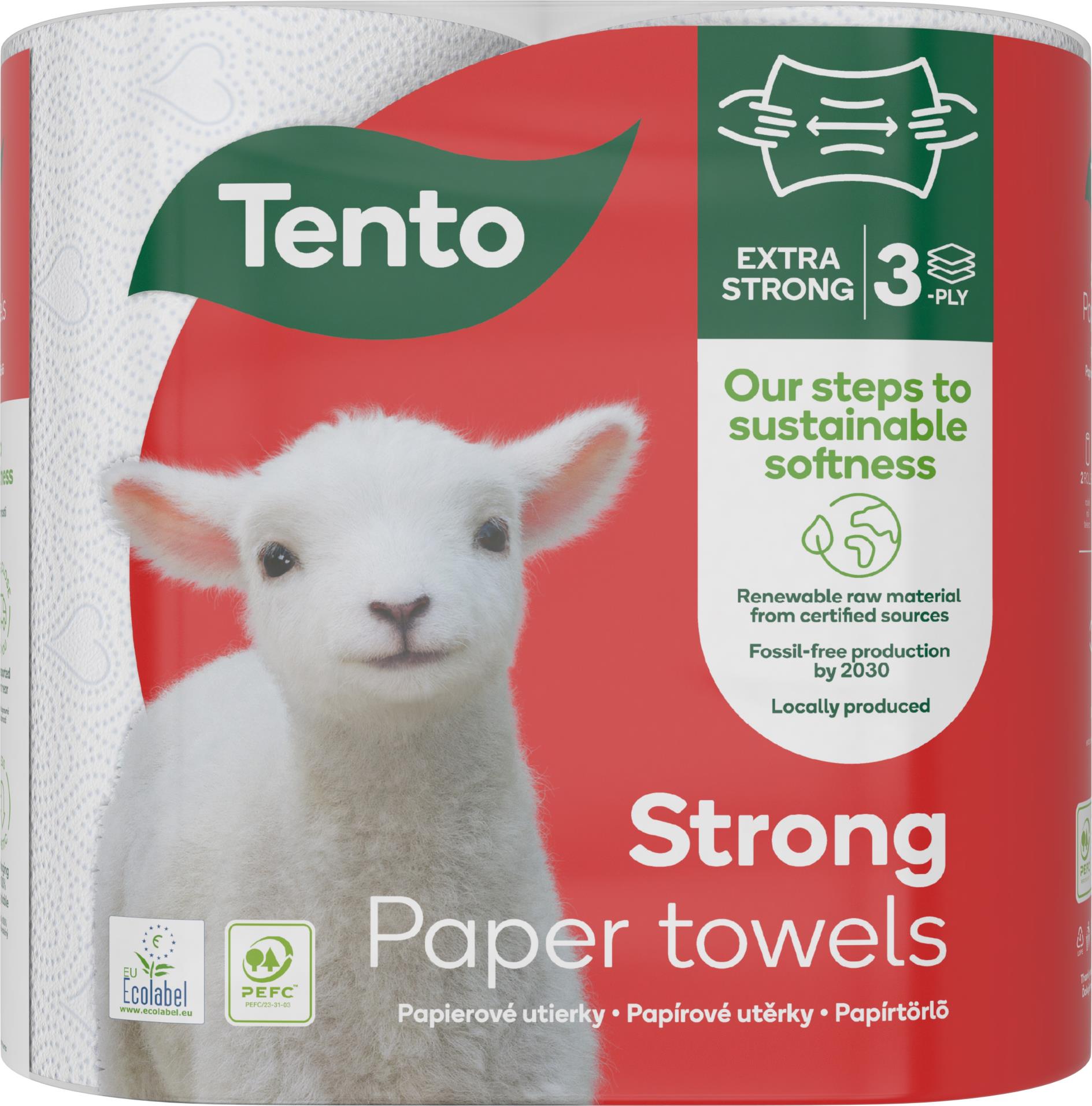Kuchyňské utěrky Tento Extra strong, 2 role