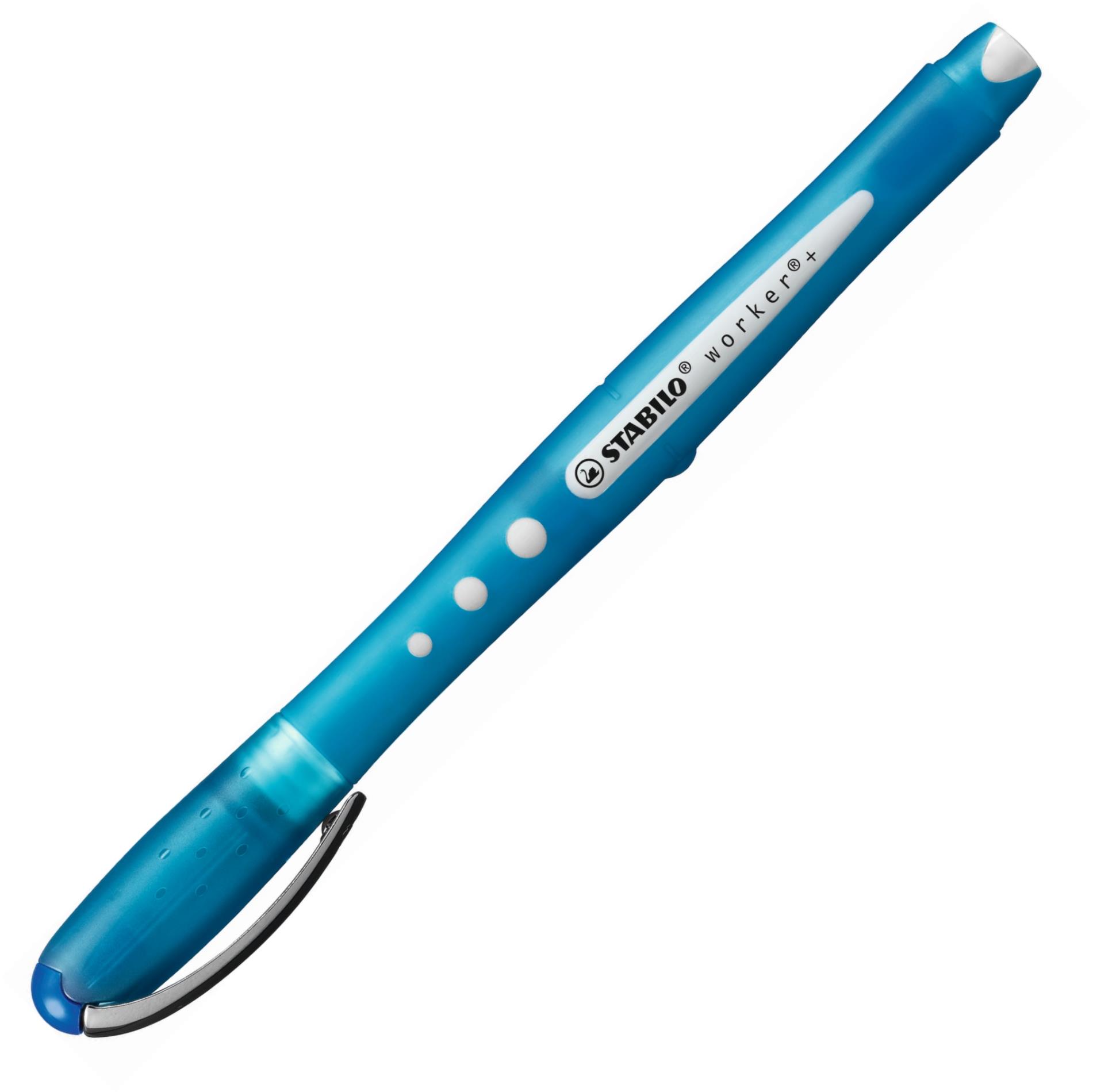 Roller Stabilo Worker colourful - modrý, 0,5 mm