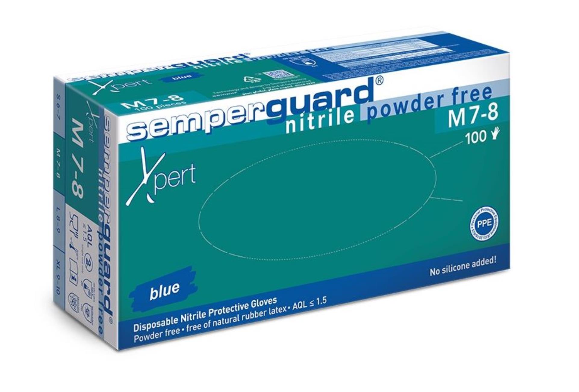 Jednorázové rukavice SEMPERGUARD XPERT, vel. 8