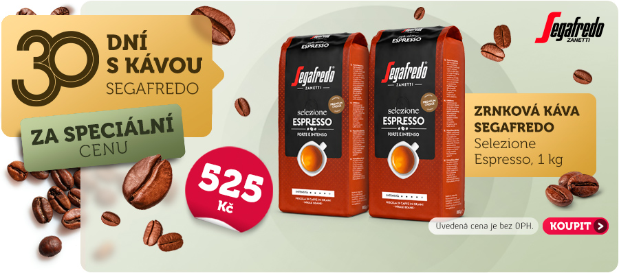 Měsíc s kávou Segafredo